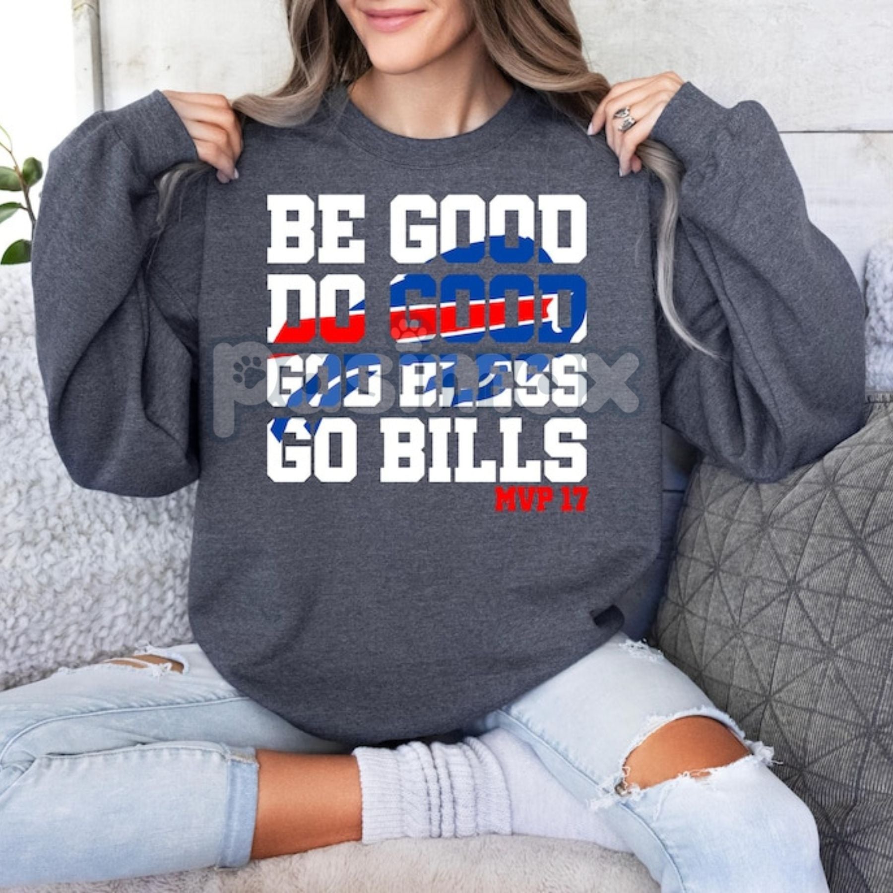 Josh Allen MVP 17 Sweatshirt – Buffalo Bills Fan Apparel 6