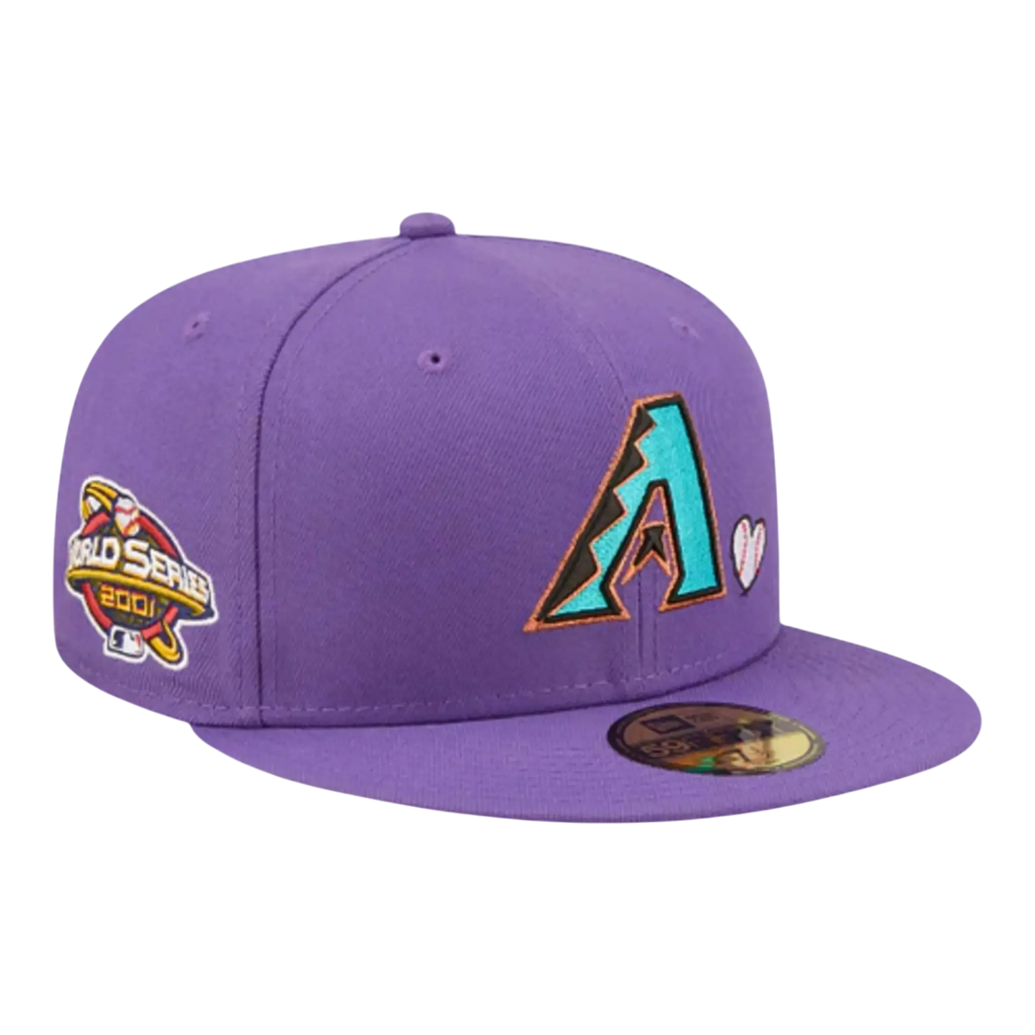 New Era 59Fifty MLB Arizona Diamondbacks Team Heart Fitted Hat 1