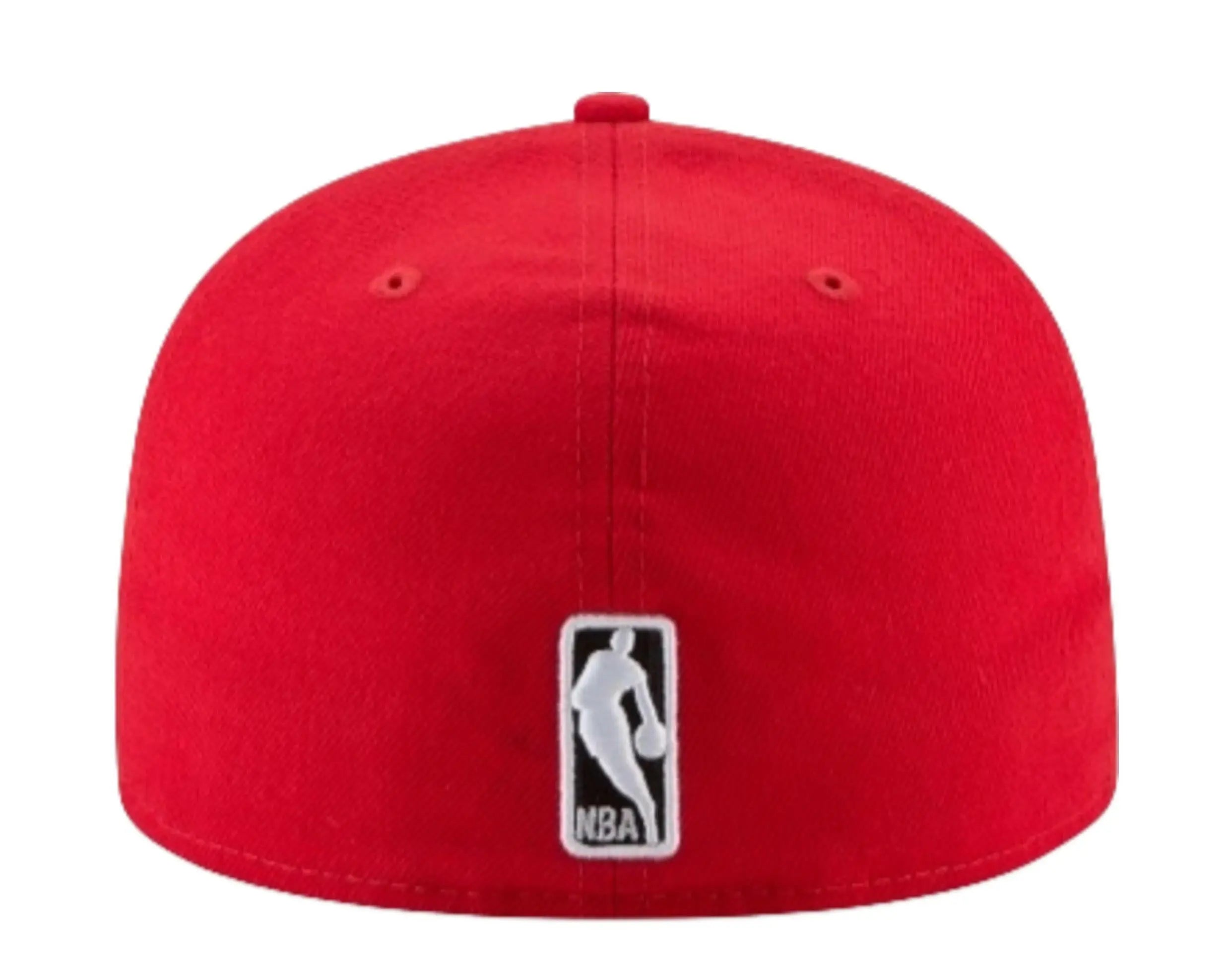 New Era 59Fifty Men Fitted Hat Red Chicago Bulls 6