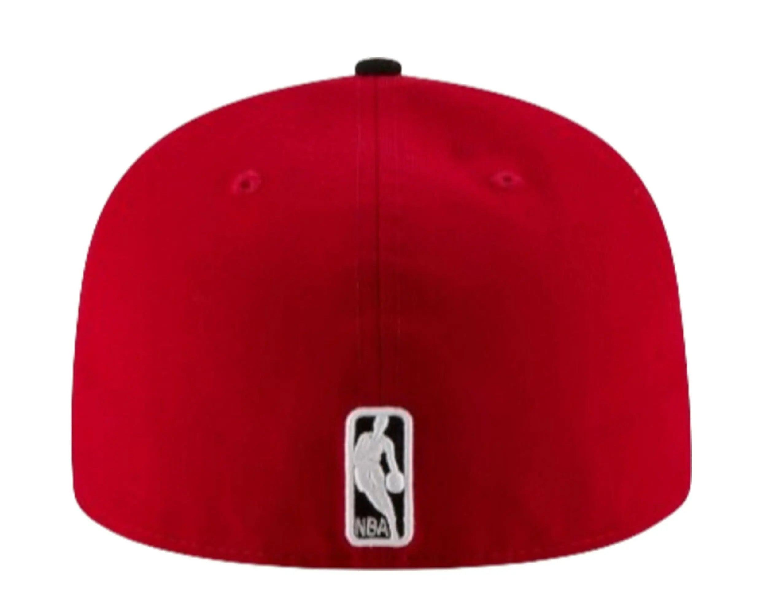 New Era 59Fifty Men Chicago Bulls 2-Tone Fitted Hat Red/Black 6
