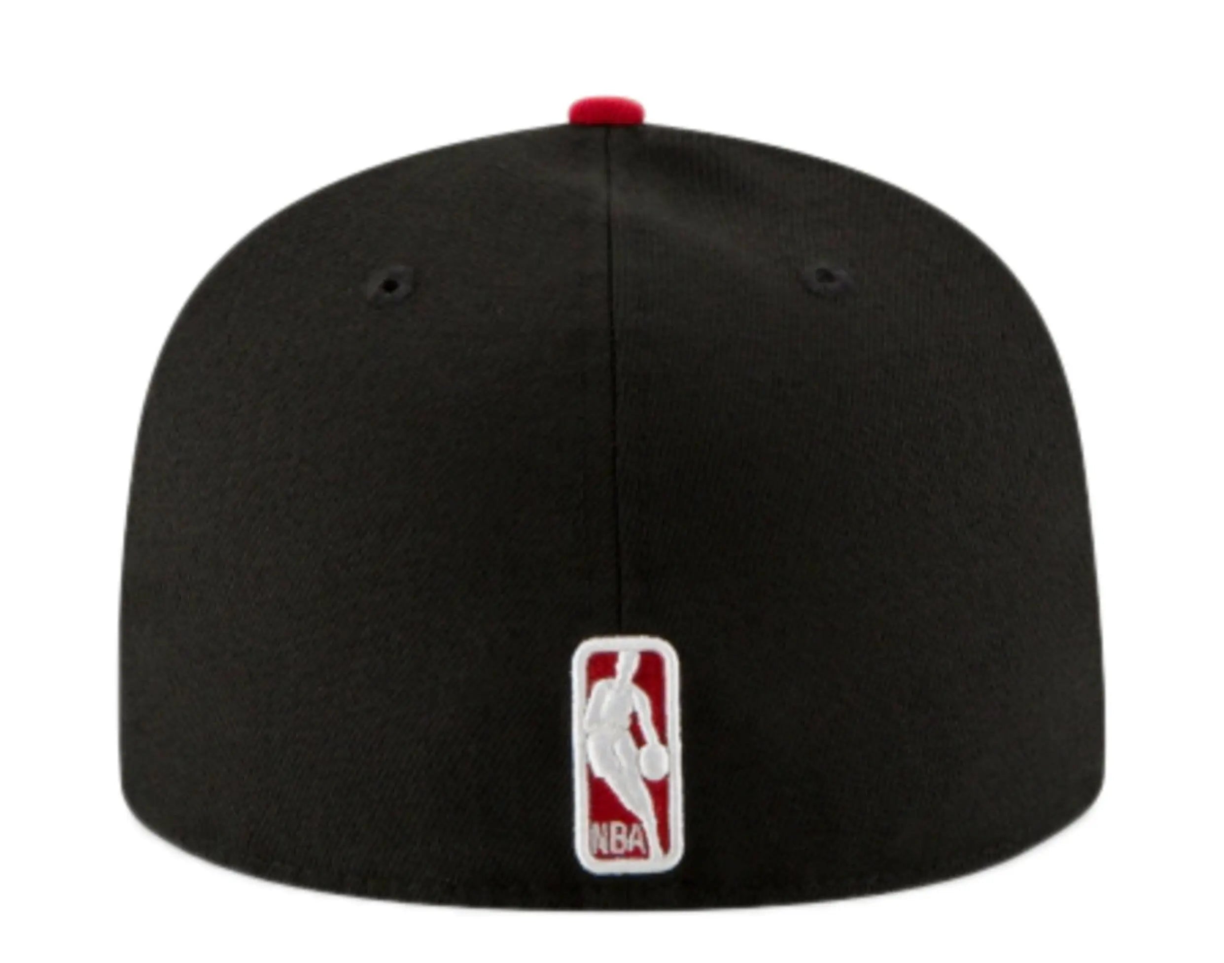 New Era Chicago Bulls Alternate 2-Tone Men Fitted Hat Black/Red 6