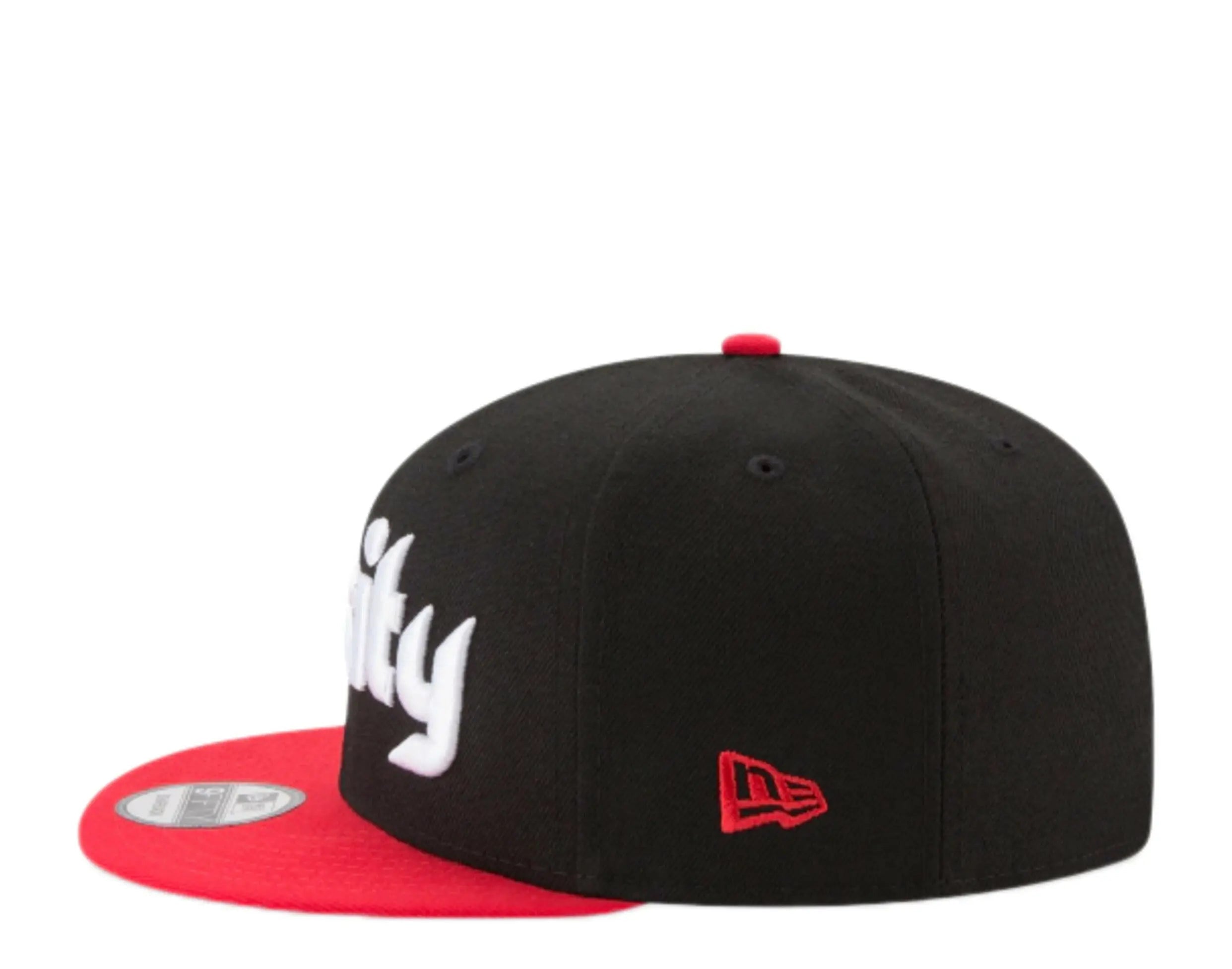 New Era 9Fifty Men Snapback Hat Black/Red 4