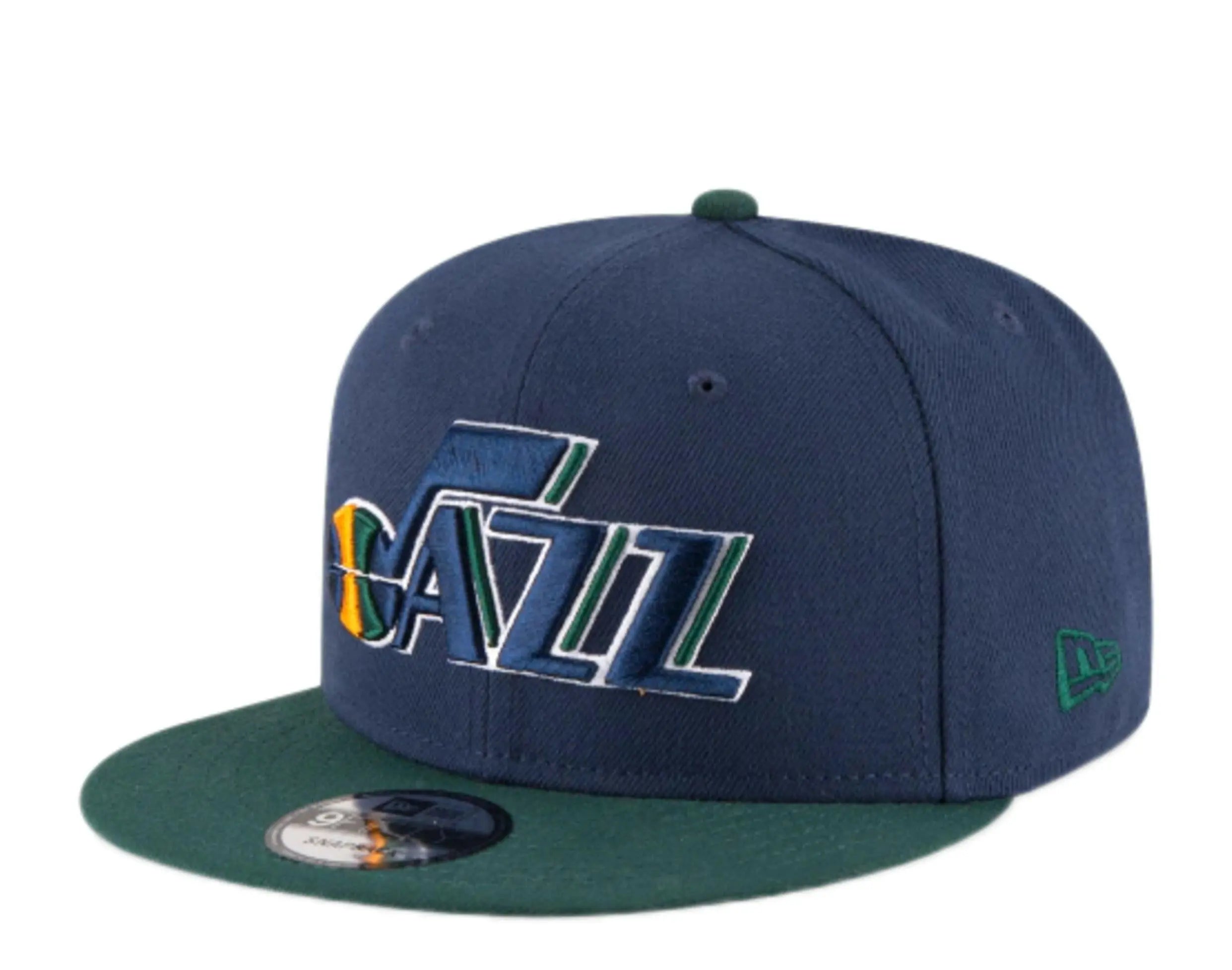 New Era 9Fifty Men Snapback Hat Navy/Green 1
