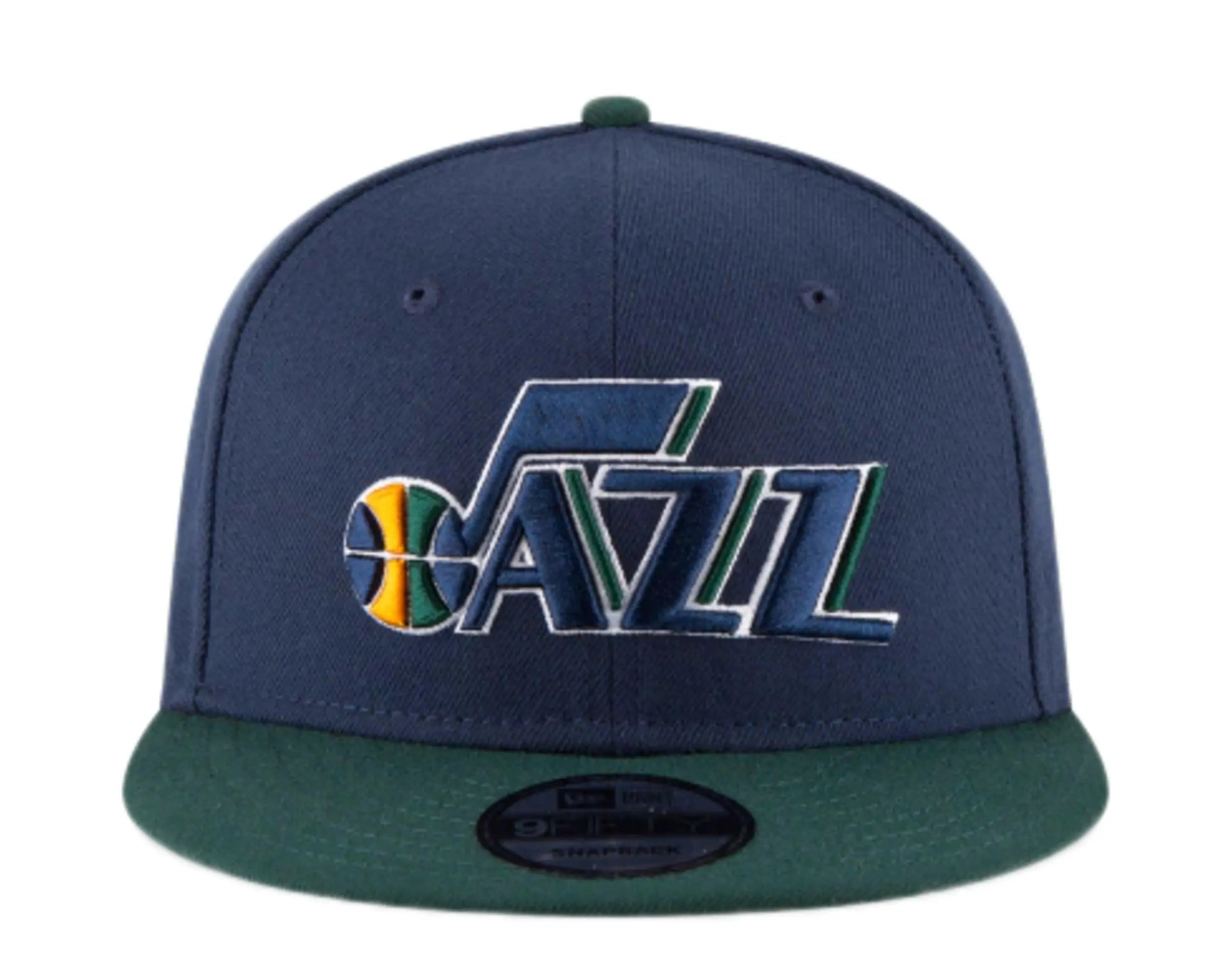 New Era 9Fifty Men Snapback Hat Navy/Green 2