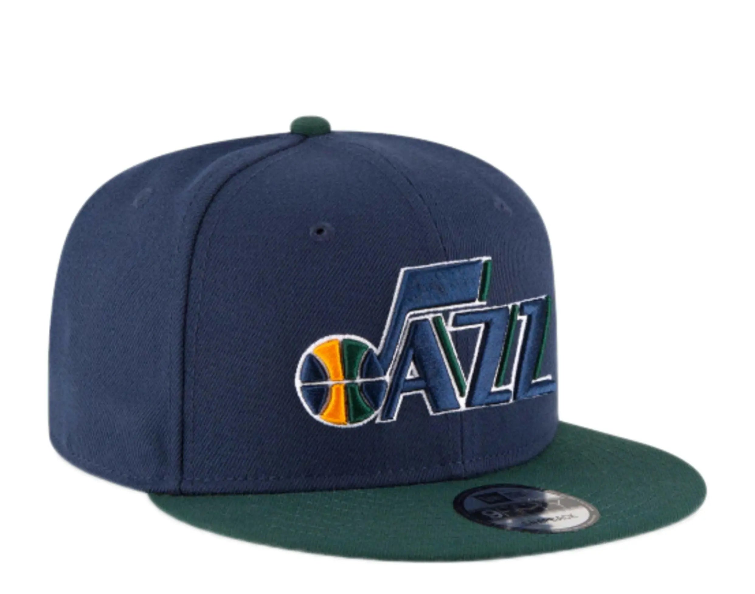 New Era 9Fifty Men Snapback Hat Navy/Green 3