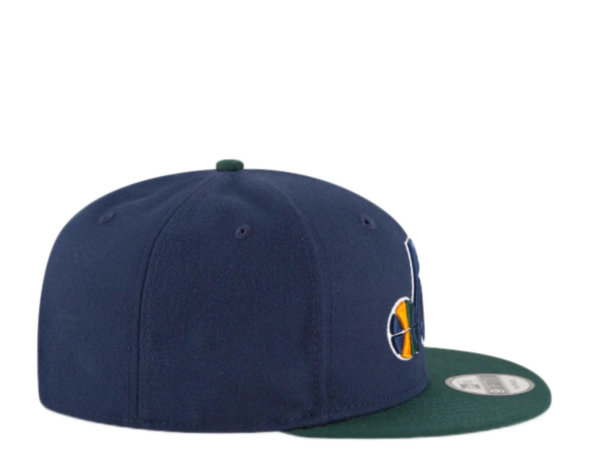 New Era 9Fifty Men Snapback Hat Navy/Green 5