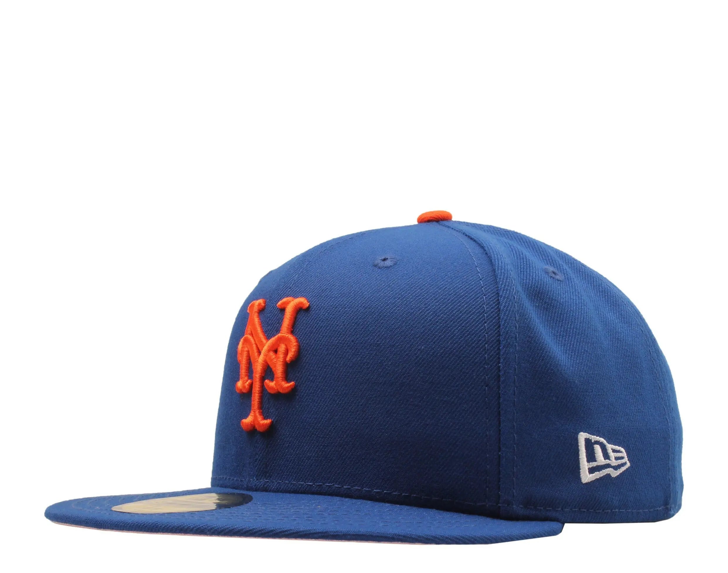 New Era x NYCMode 59Fifty MLB New York Mets 2000 Subway Series Fitted W/ Pink Undervisor 4
