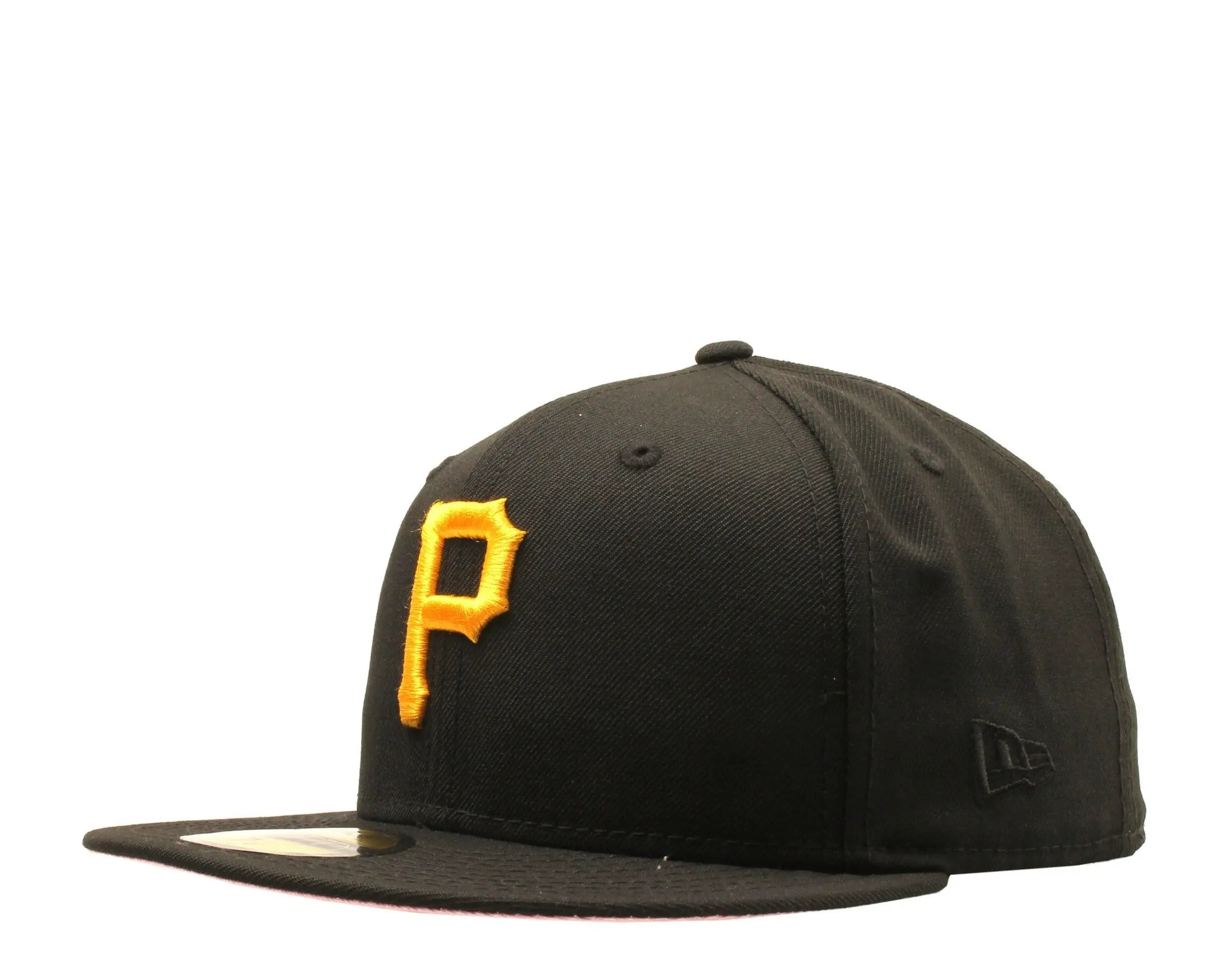 New Era 59Fifty Men Fitted Hat Black Pittsburgh Pirates 1979 World Series Pink Undervisor 4