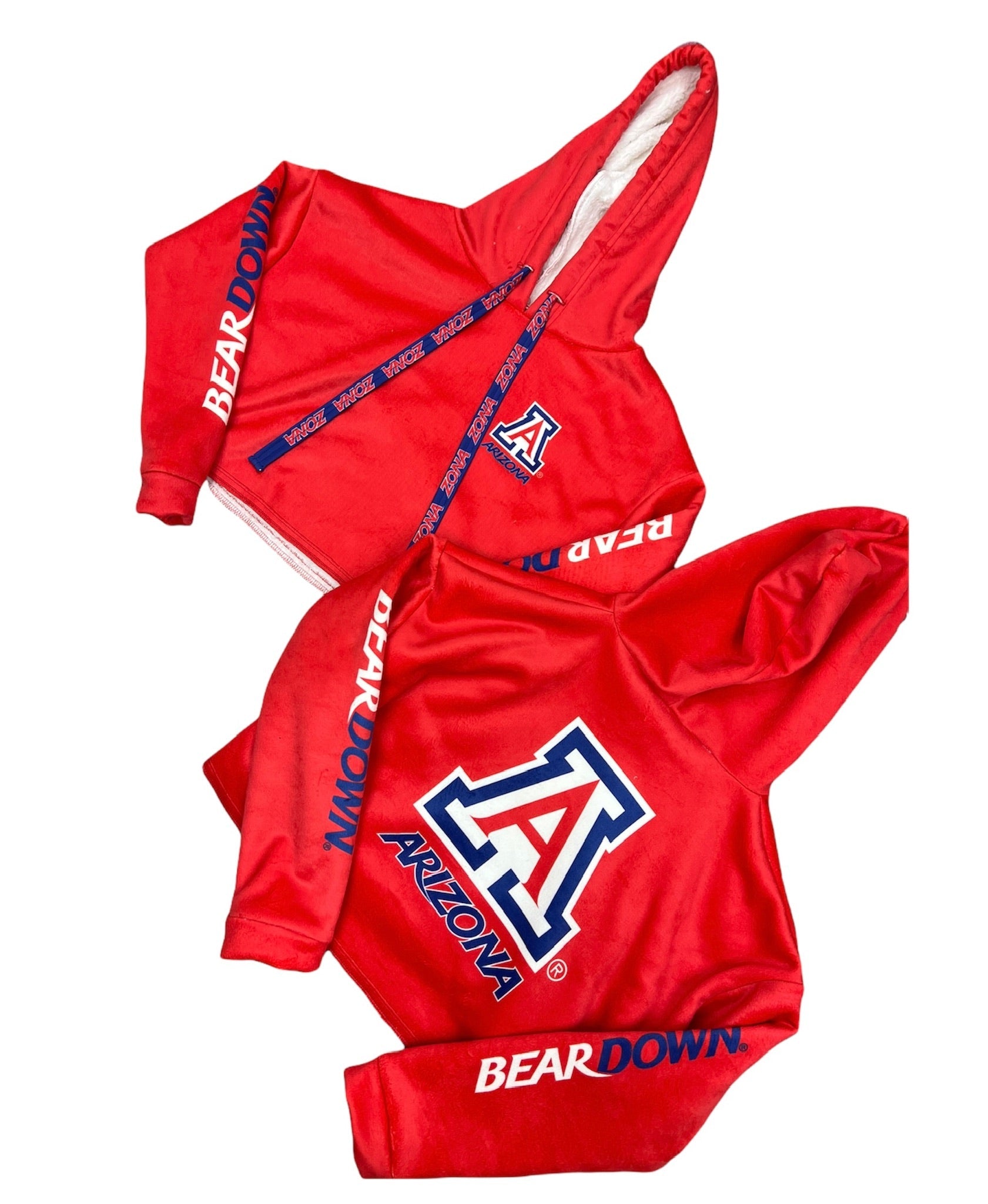 University of Arizona Varsity Furry Hoodie | lojobands 4