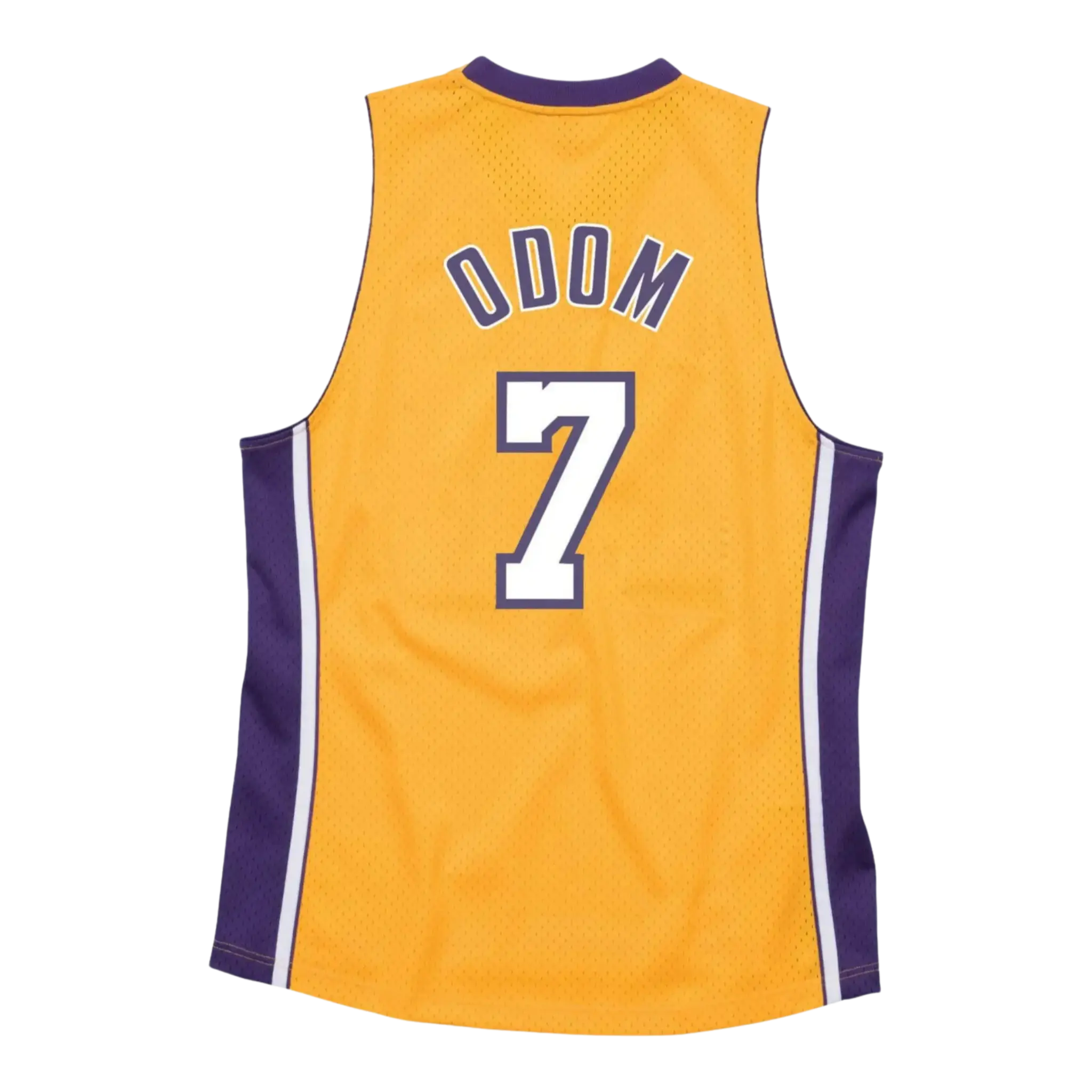 Mitchell & Ness Los Angeles Lakers 2009-10 Lamar Odom Men Jersey Gold 2