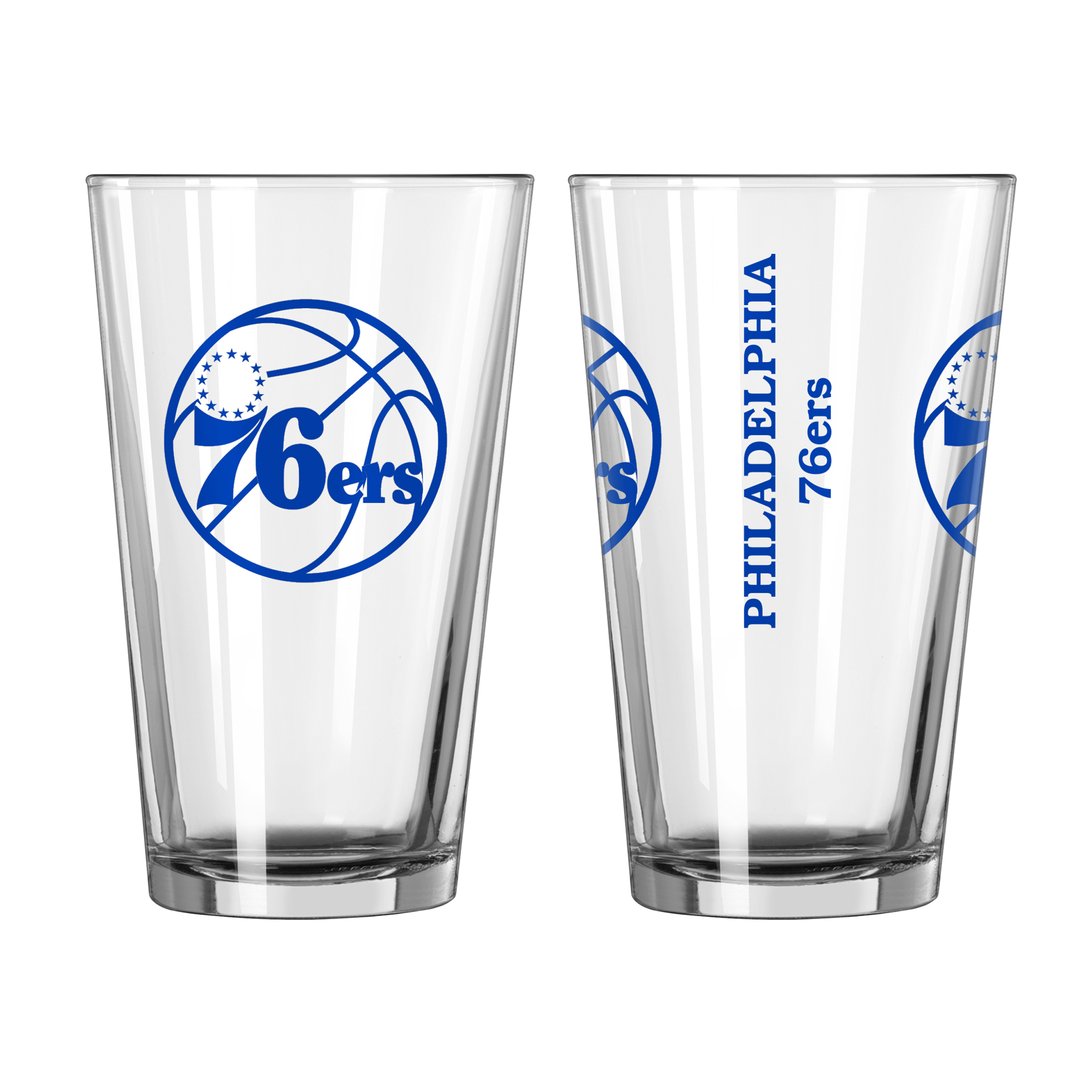 Philadelphia 76ers Game Day Pint Glass 2
