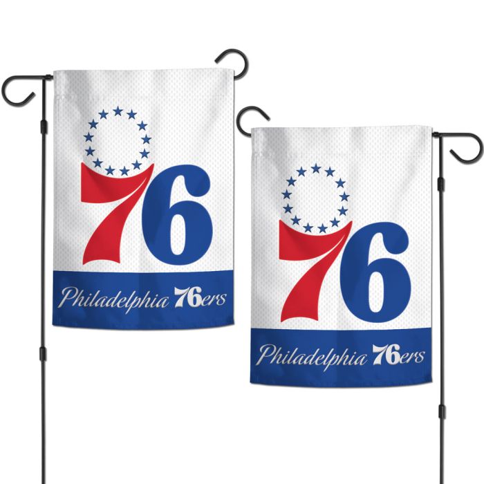 Philadelphia 76ers Applique 12.5" x 18" Garden Flag 1