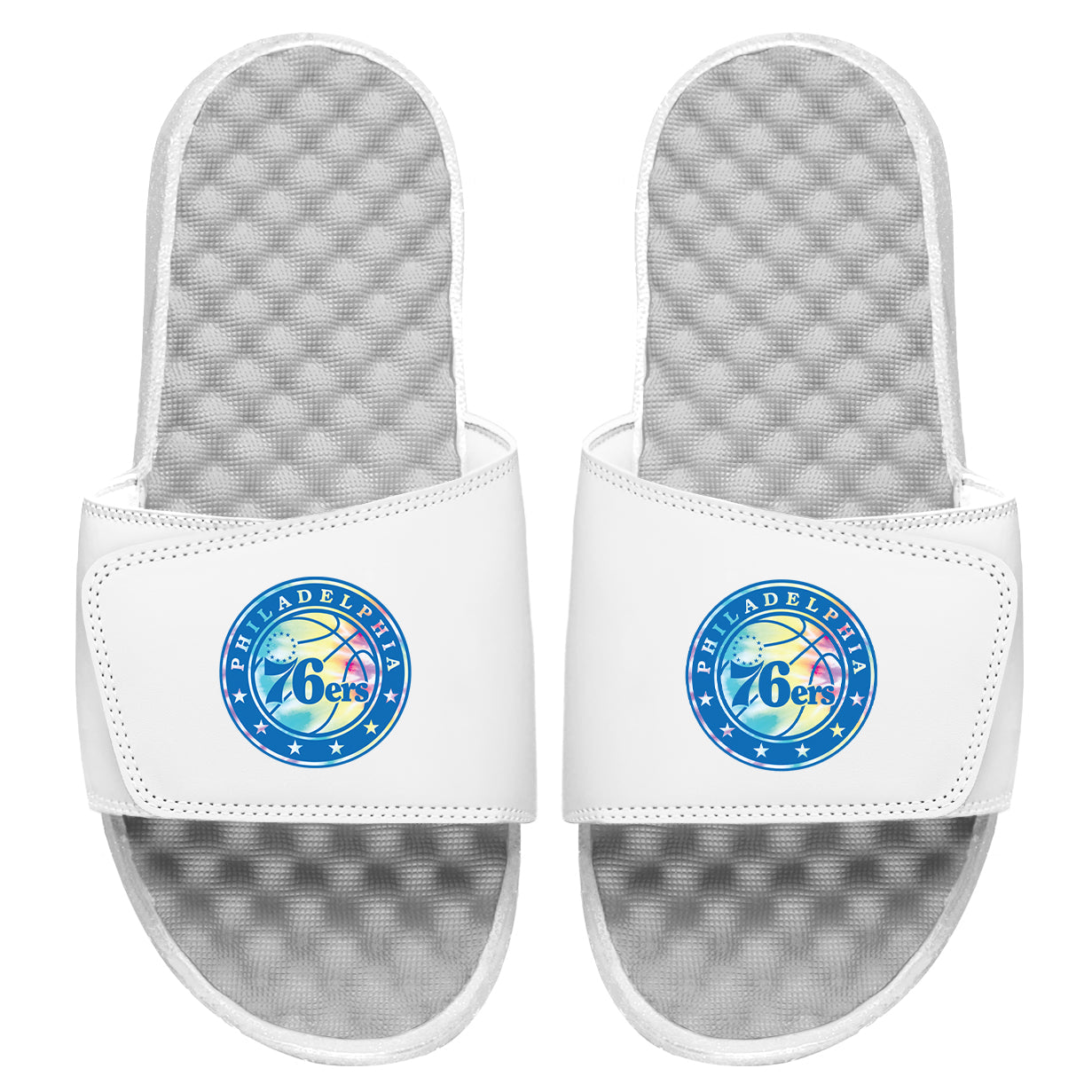 Philadelphia 76ers Tie Dye Clip Slides 2