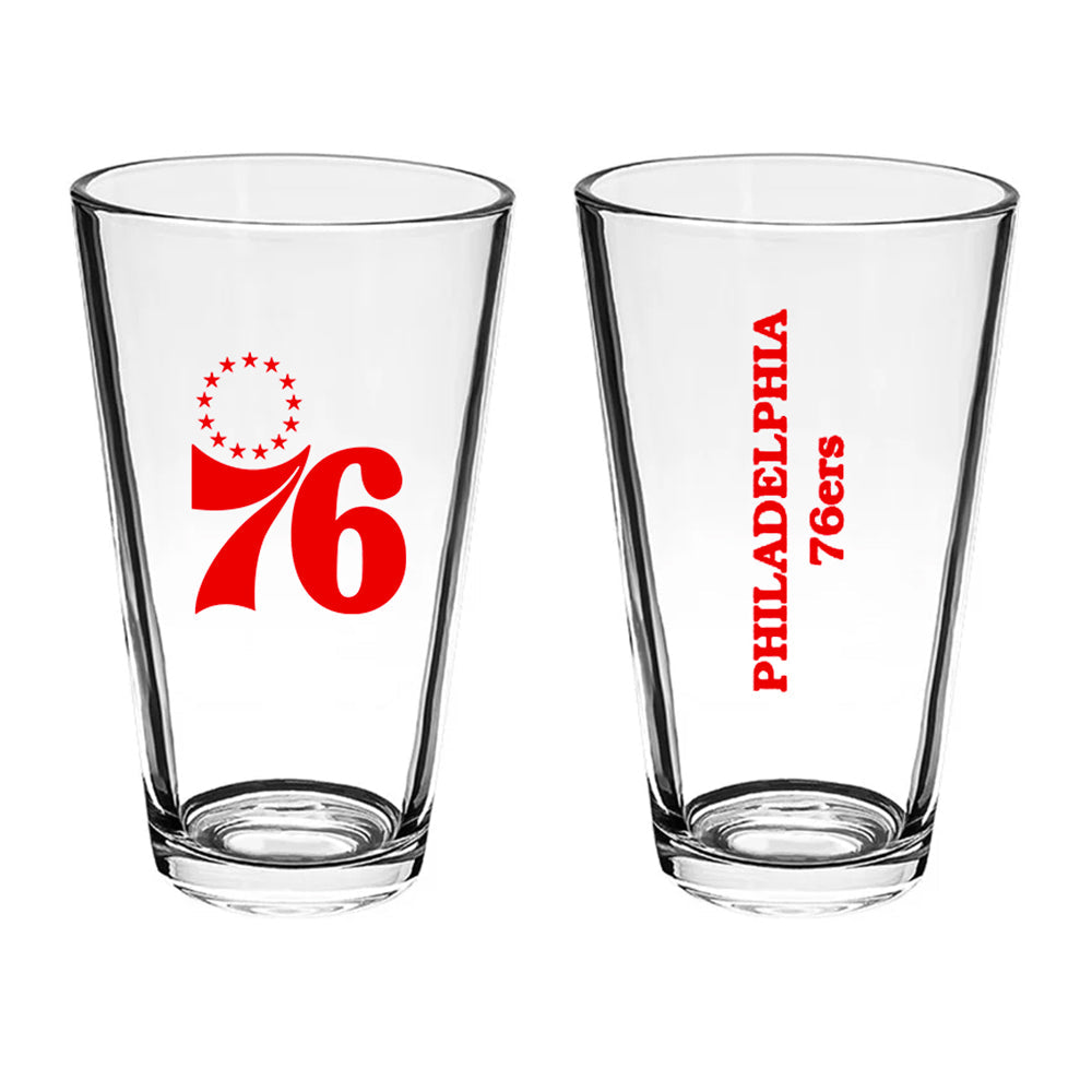 Philadelphia 76ers Game Day Pint Glass 1