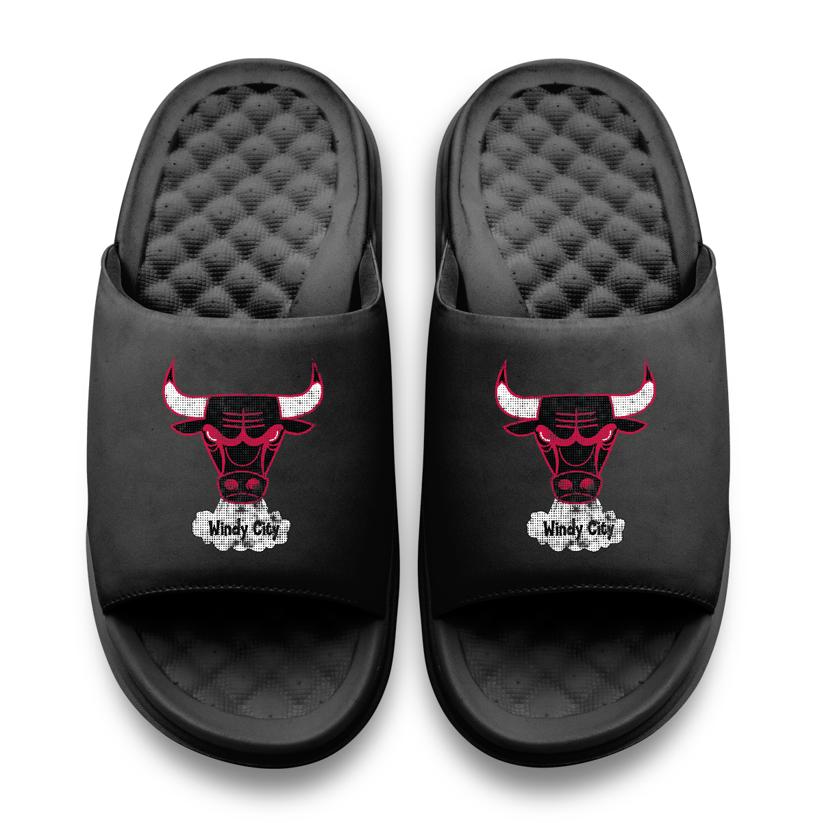 Chicago Bulls Hardwood Classics Distressed Logo Motive 2