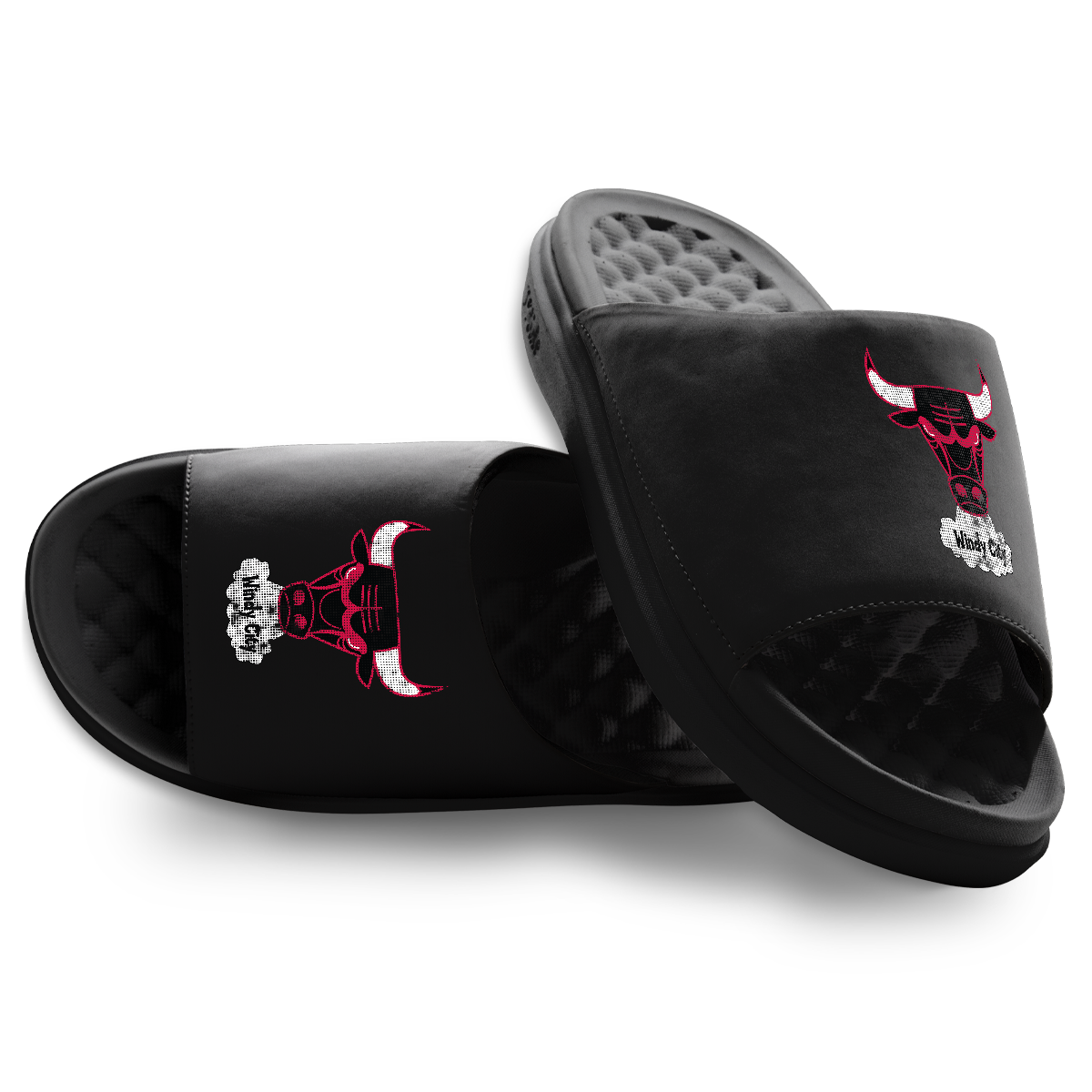 Chicago Bulls Hardwood Classics Distressed Logo Motive 1
