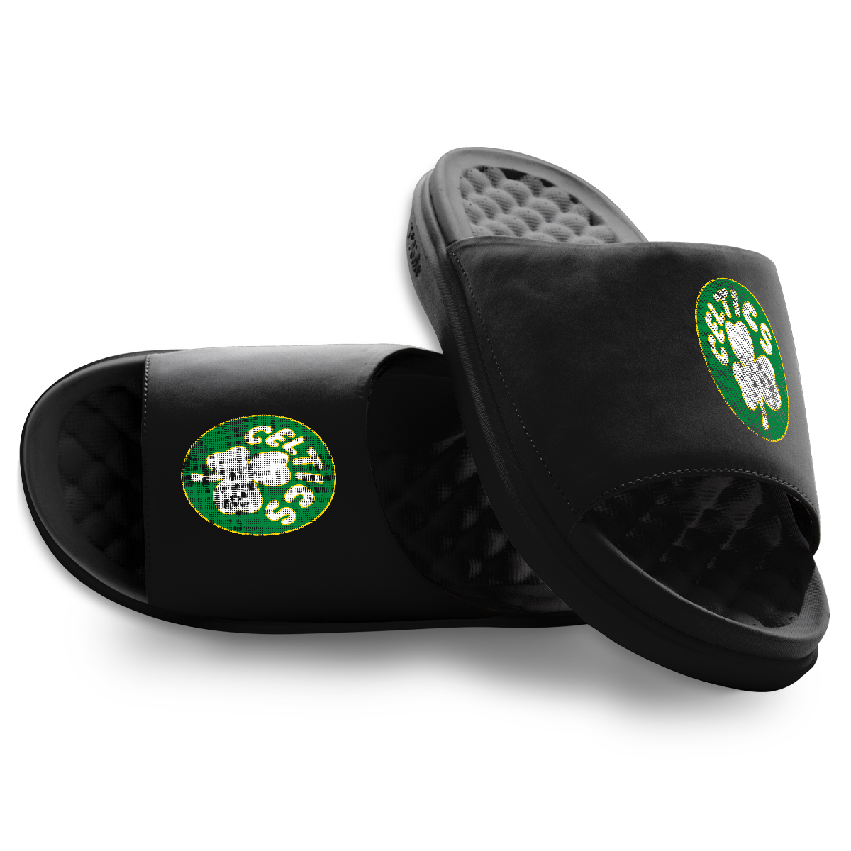 Boston Celtics Hardwood Classics Distressed Logo Motive 1