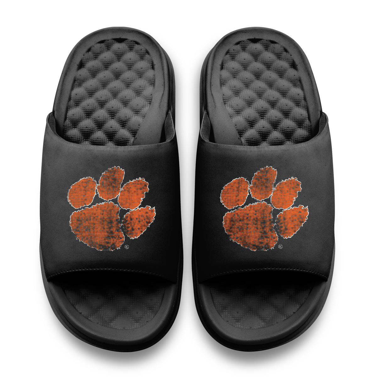 Clemson Tigers Pixeled Distressed Motive 2