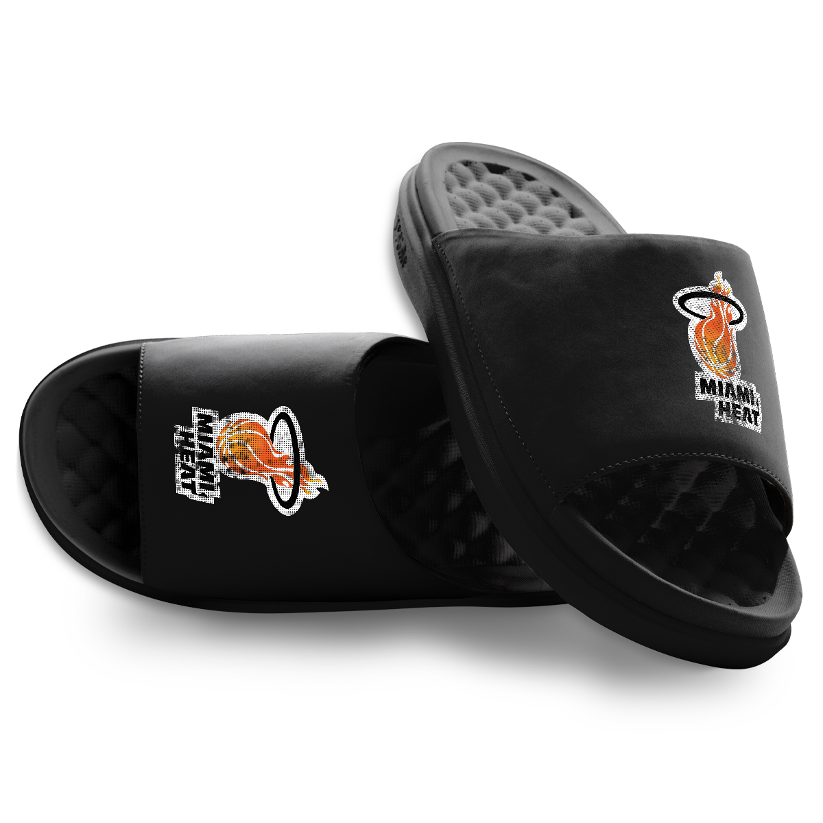 Miami Heat Hardwood Classics Distressed Logo Motive