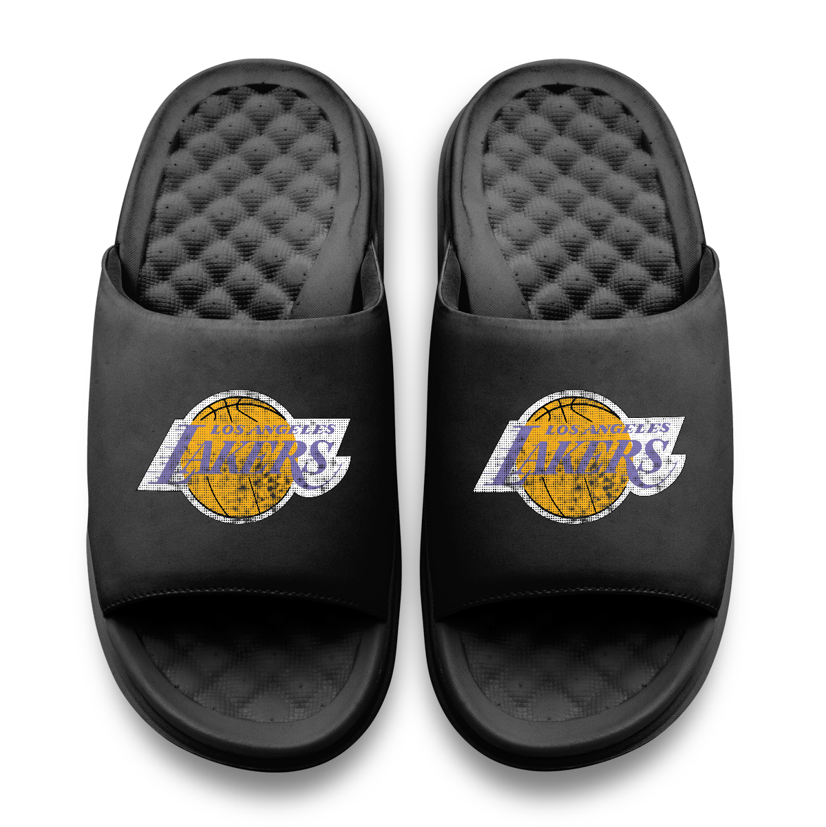 Los Angeles Lakers Hardwood Classics Distressed Logo Motive 2