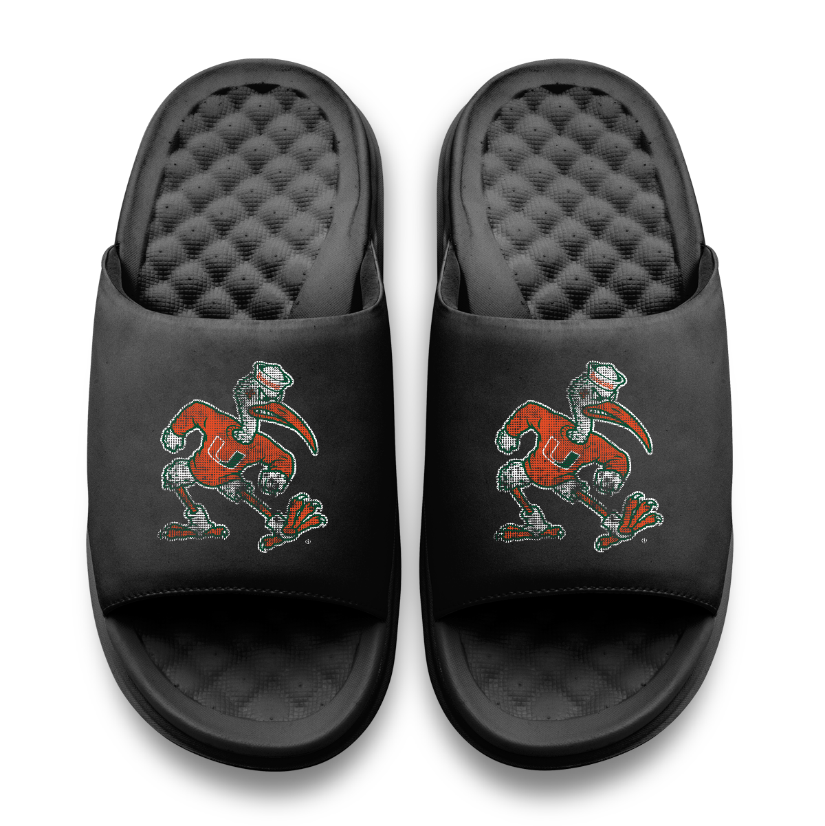 Miami Hurricanes Pixeled Distressed Motive 2