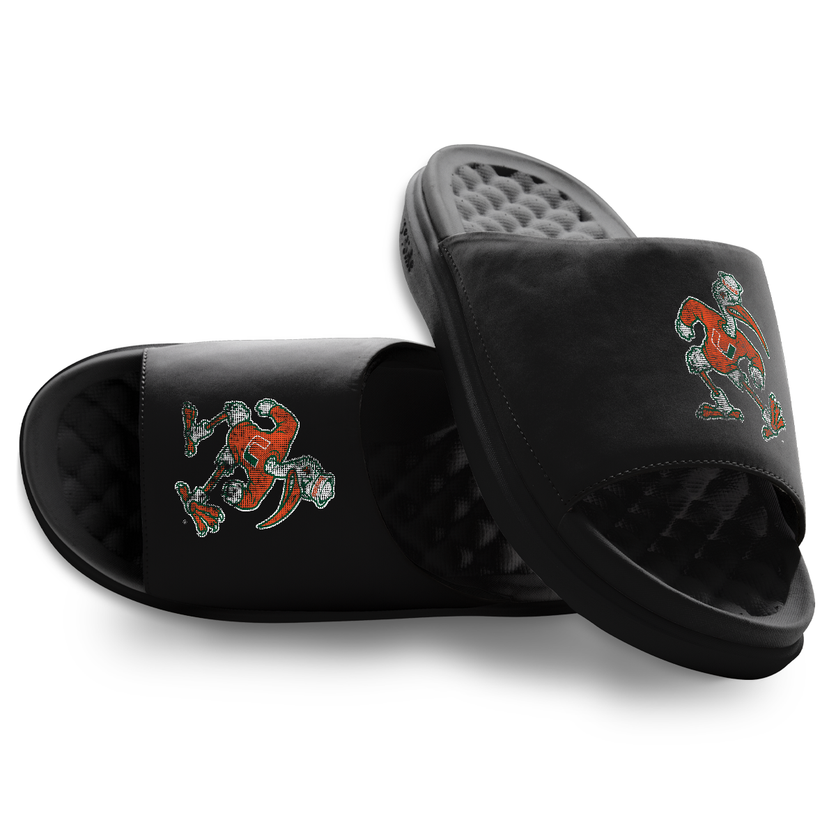 Miami Hurricanes Pixeled Distressed Motive 1