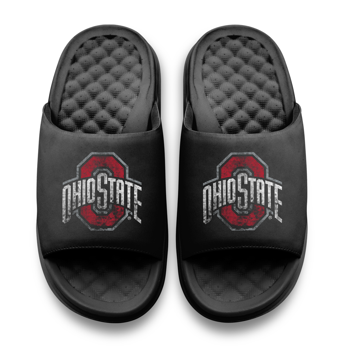 Ohio State Buckeyes Pixeled Distressed Motive