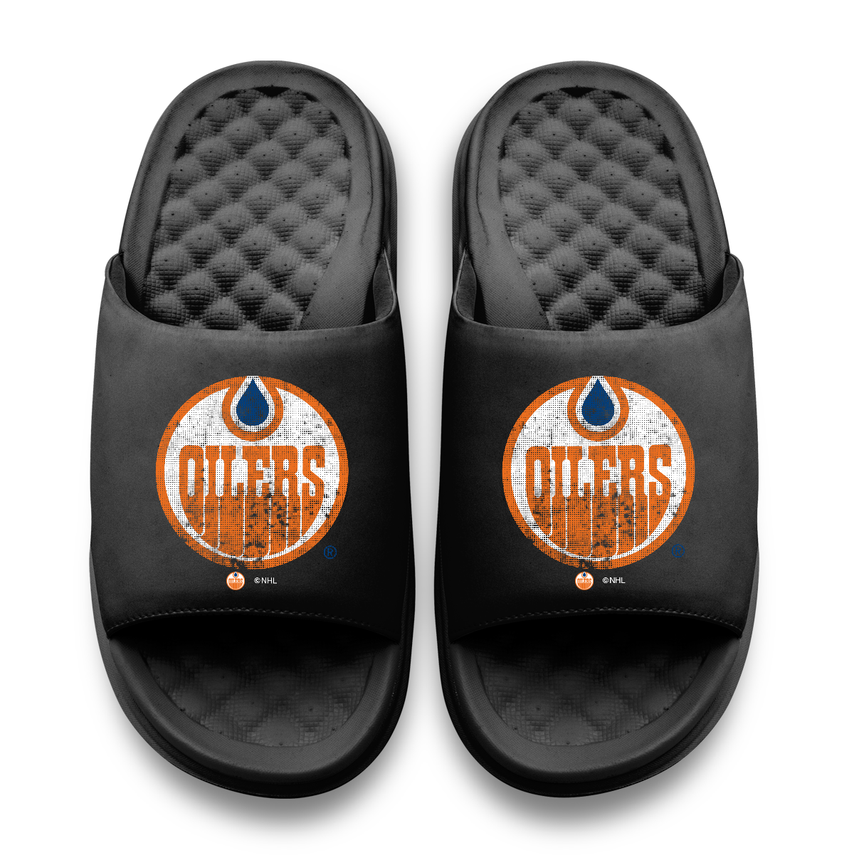 Edmonton Oilers Vintage Distressed Logo Motive