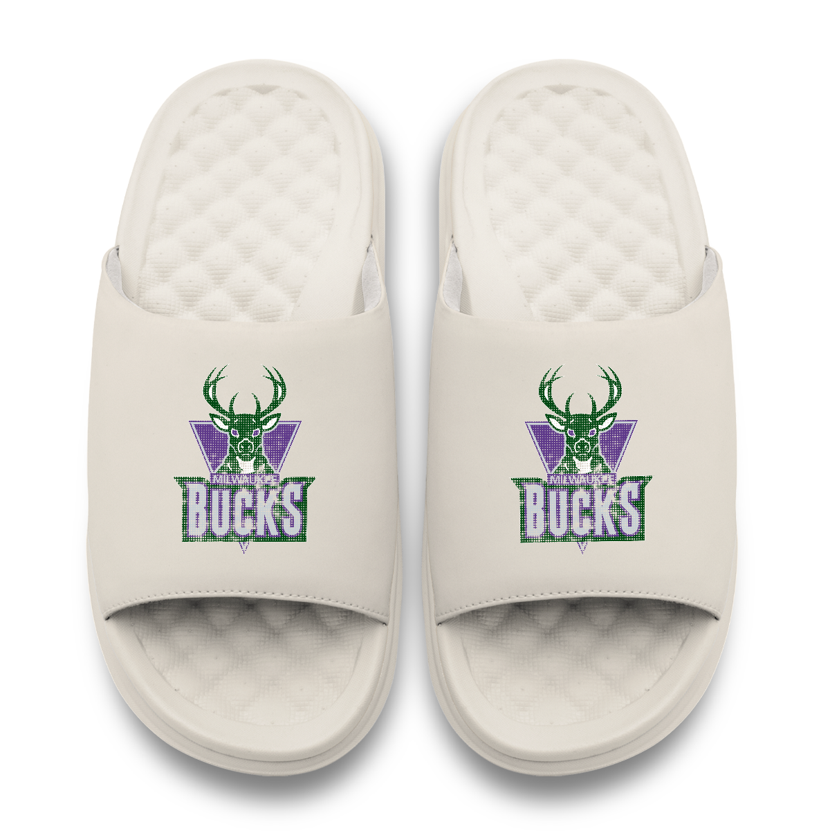 Milwaukee Bucks Hardwood Classics Distressed Logo Motive 2