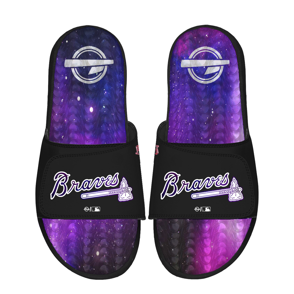Atlanta Braves Black Galaxy Gel 1