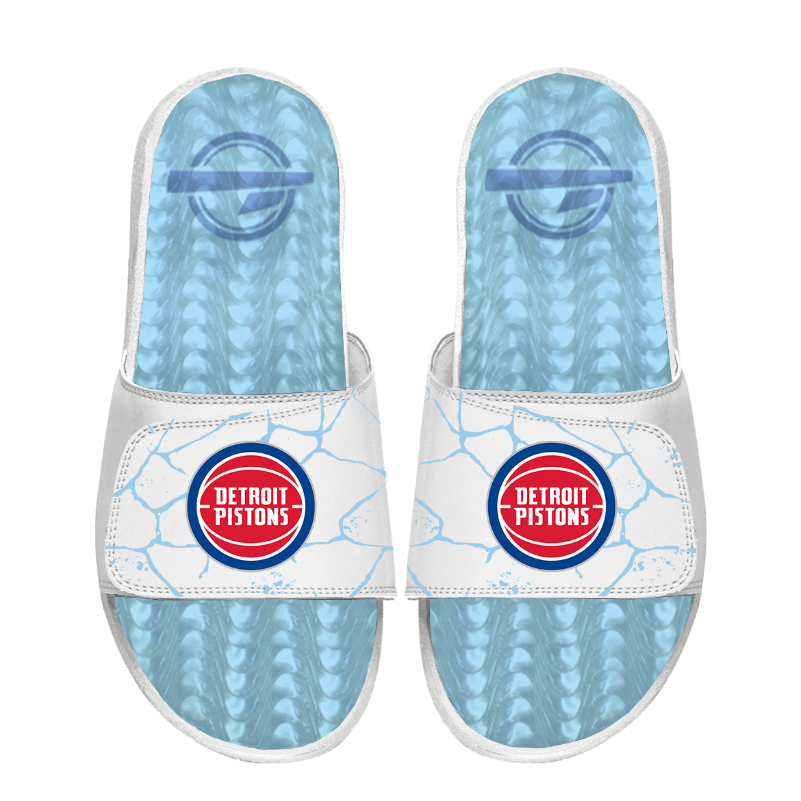 Detroit Pistons White Ice Gel 1