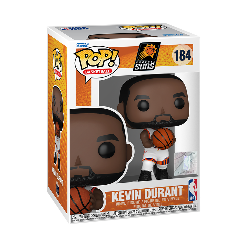 Funko POP! NBA: Phoenix Suns - Kevin Durant White Jersey Vinyl Figure 1