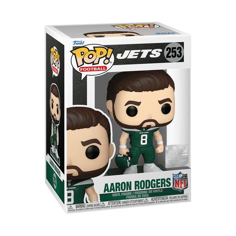 Funko POP! Football: New York Jets - Aaron Rodgers  Vinyl Figure 1