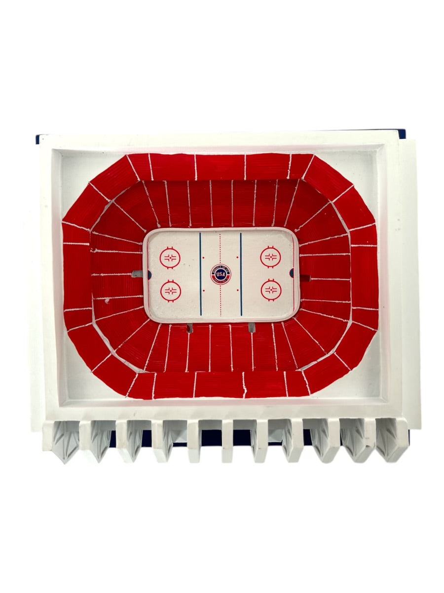 1980 Olympic Herb Brooks Arena Lake Placid Miracle on Ice Ceramic Scale Replica 8"X7"X3" 6
