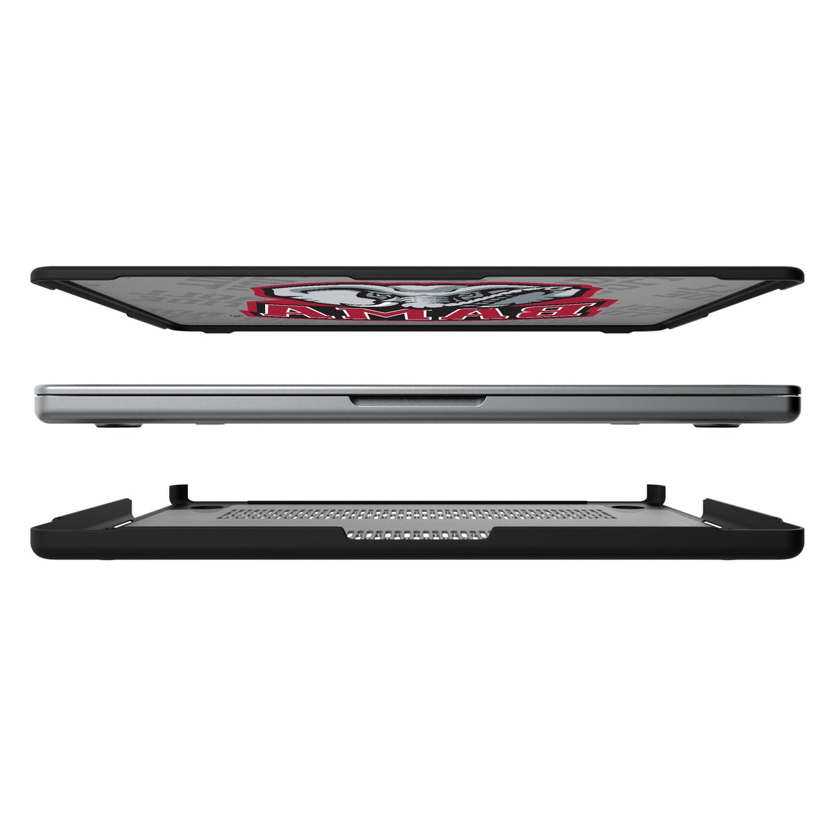 University of Alabama Crimson Tide Script A Quadtile Laptop Case for Apple MacBook 7