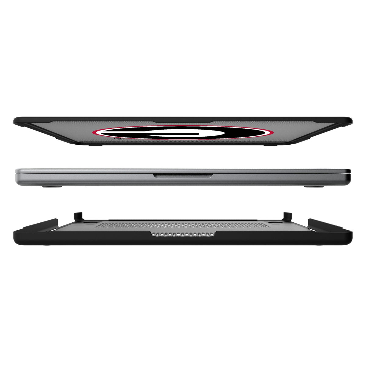 University of Georgia Bulldogs Linen Laptop Case for Apple MacBook 7