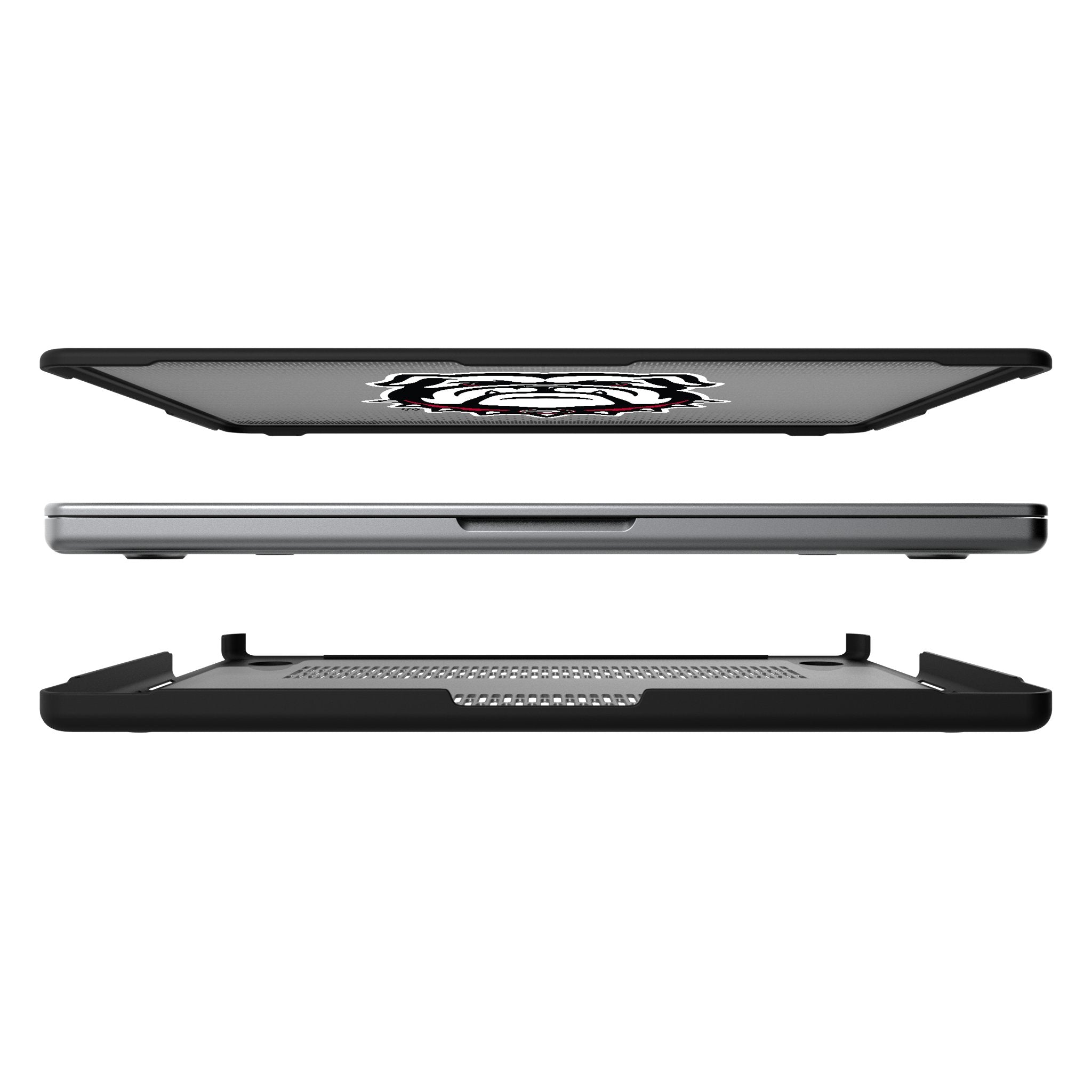 University of Georgia Bulldogs Uga Linen Laptop Case for Apple MacBook 7