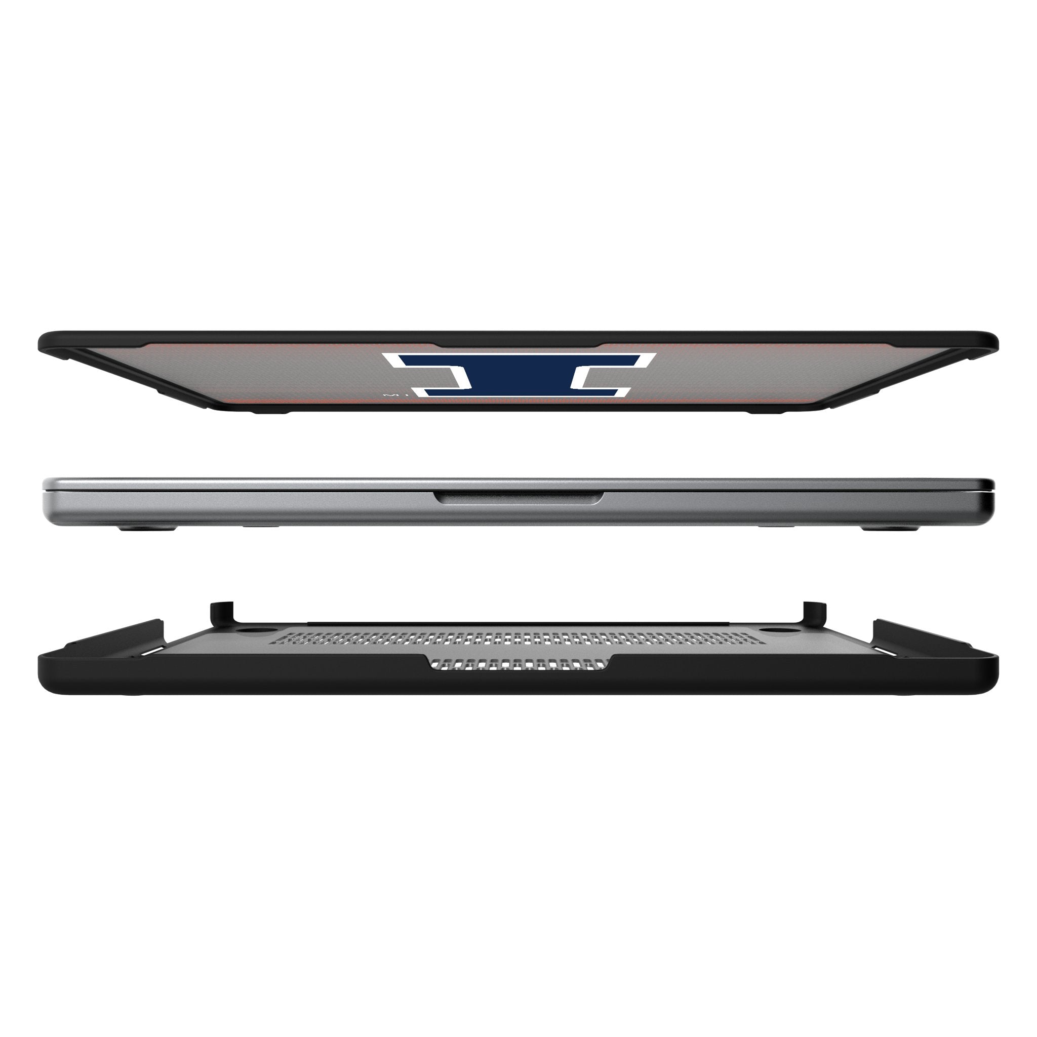 University of Illinois Fighting Illini Linen Laptop Case for Apple MacBook 7