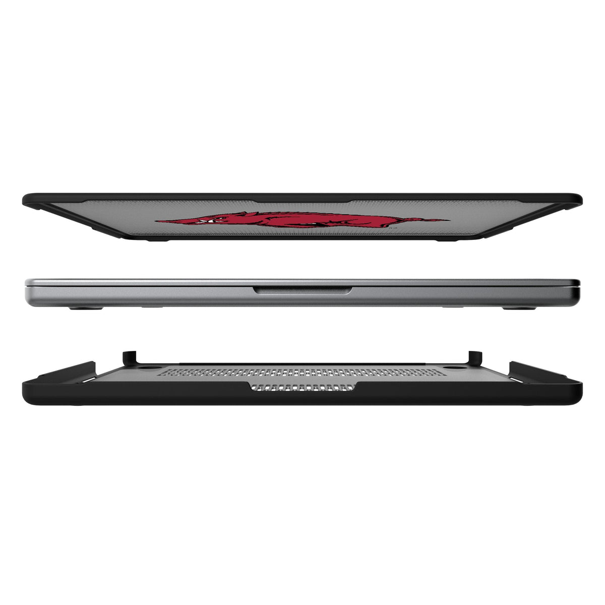 University of Arkansas Fayetteville Razorbacks Linen Laptop Case for Apple MacBook 7