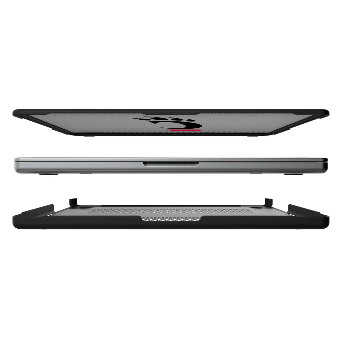 University of Cincinnati Bearcats Linen Laptop Case for Apple MacBook 7