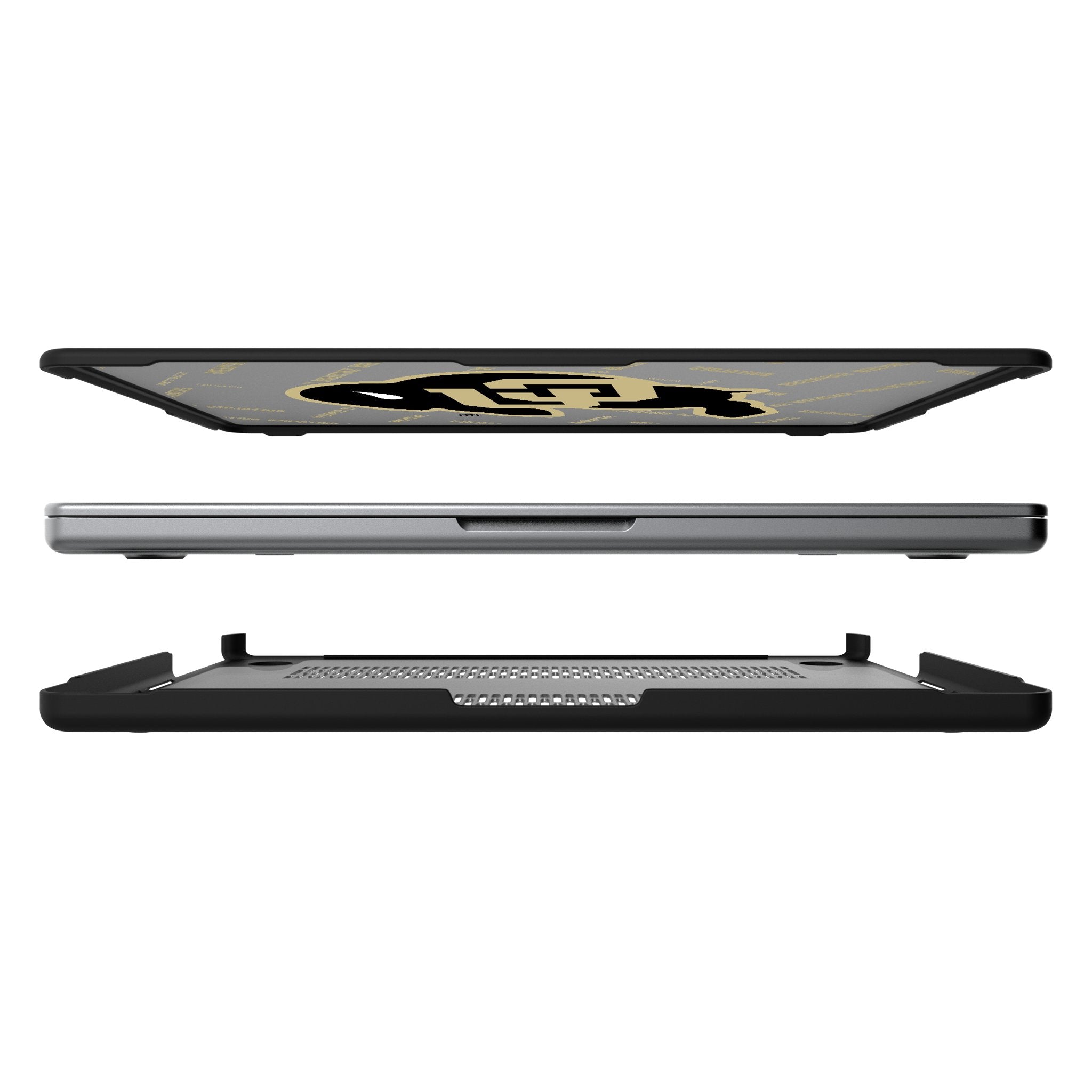 University of Colorado Buffaloes Quadtile Laptop Case for Apple MacBook 7