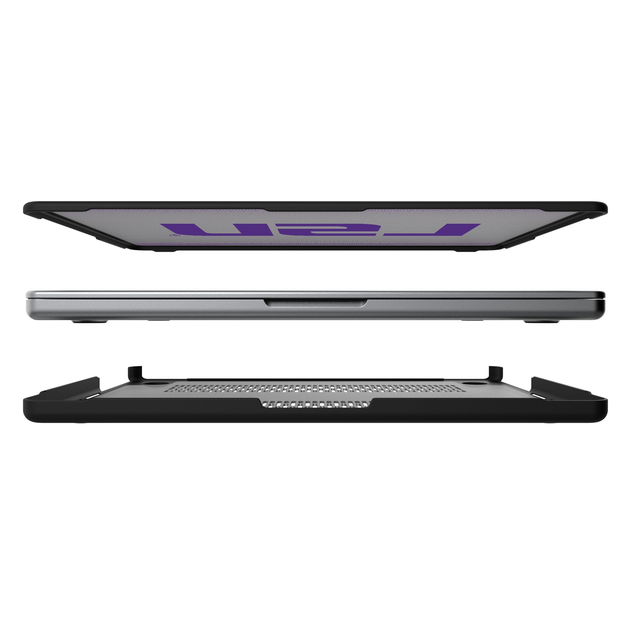 Louisiana State University Tigers Linen Laptop Case for Apple MacBook 7