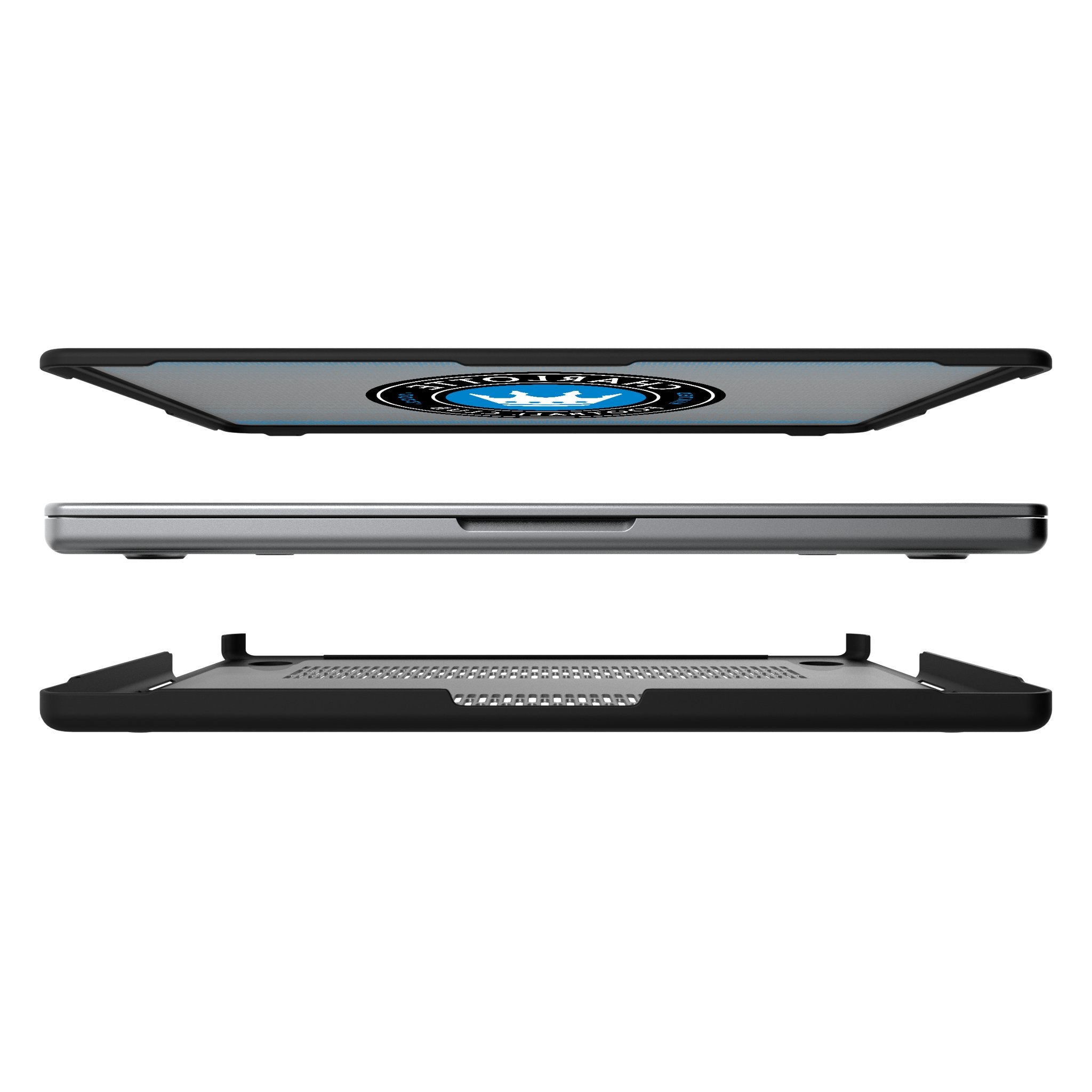 Charlotte FC Linen Laptop Case for Apple MacBook 7