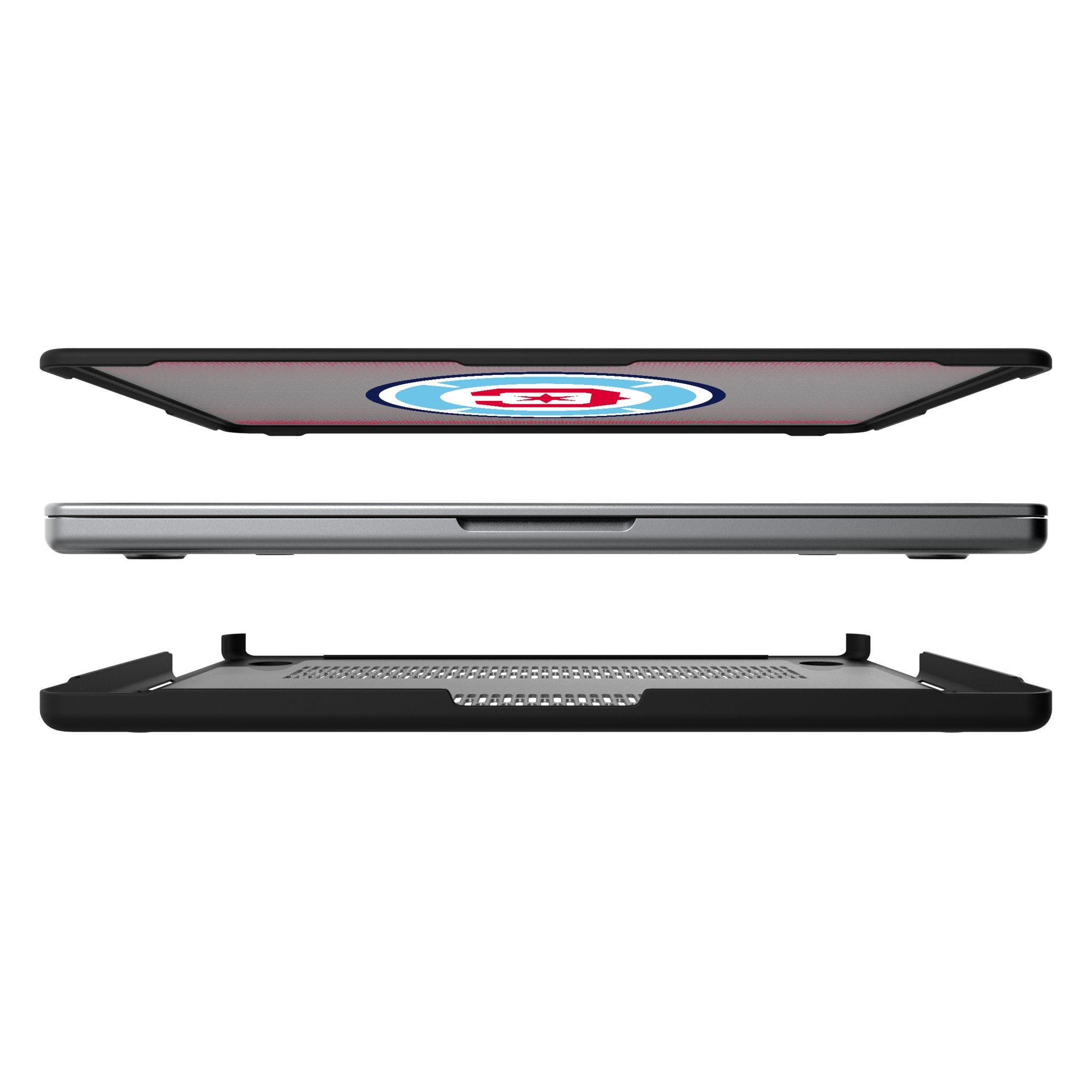 Chicago Fire Linen Laptop Case for Apple MacBook 7