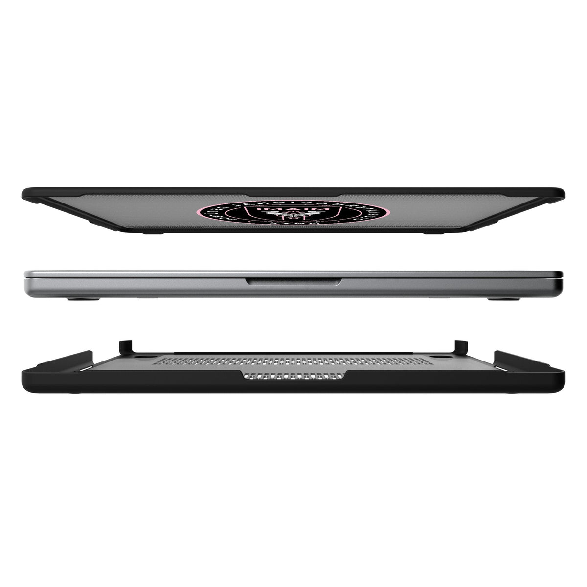 Inter Miami CF Linen Laptop Case for Apple MacBook 7