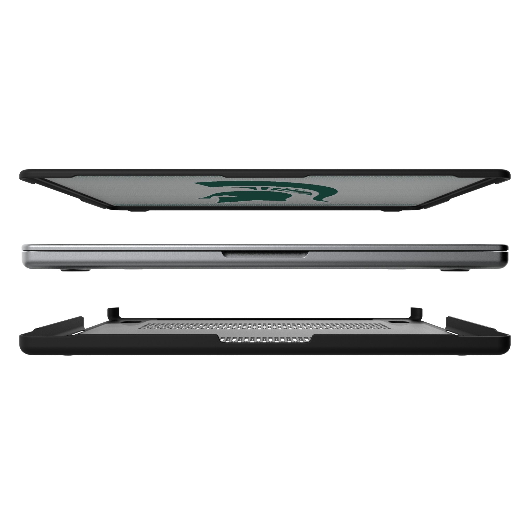 Michigan State University Spartans Linen Laptop Case for Apple MacBook 7