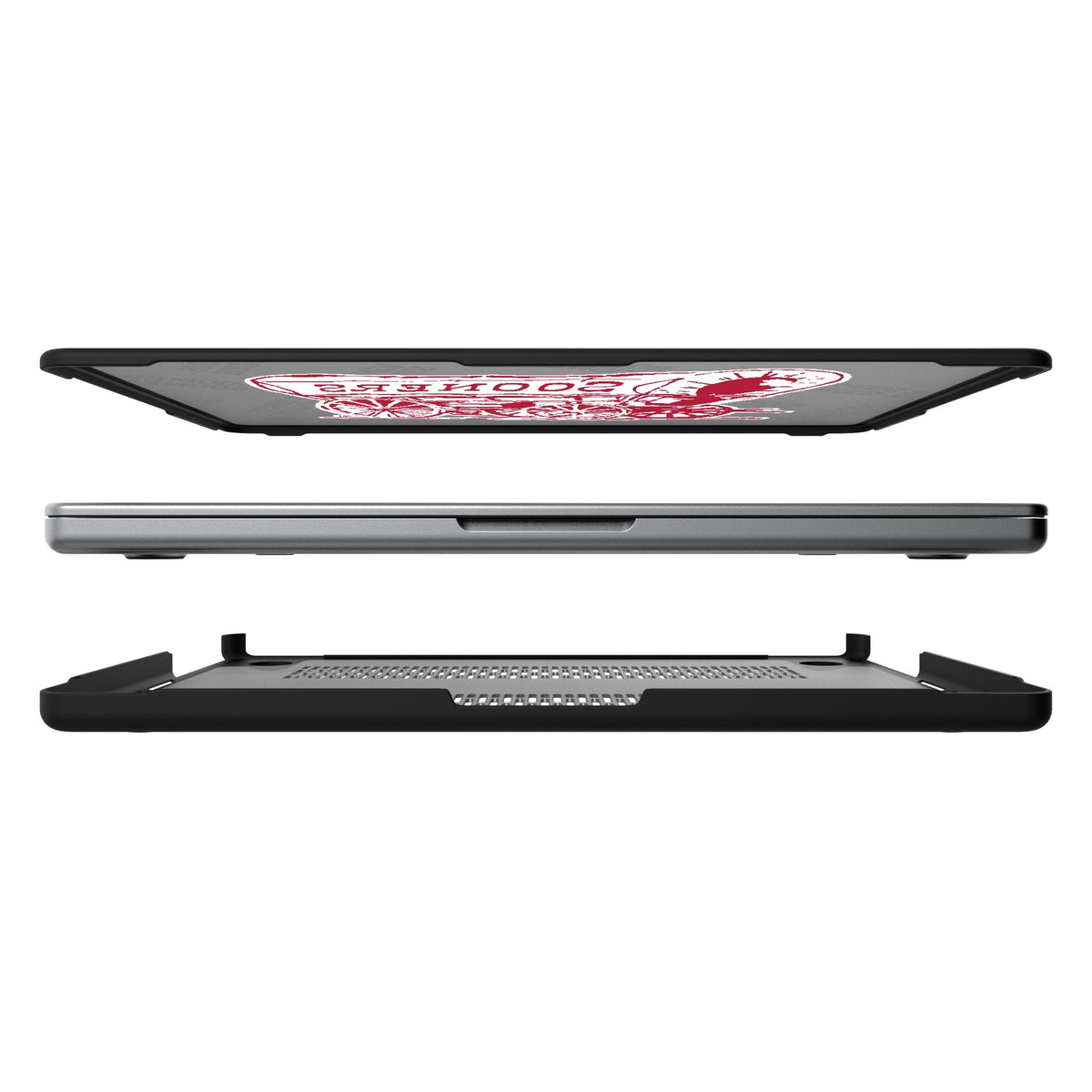 University of Oklahoma Sooners Quadtile Laptop Case for Apple MacBook 7