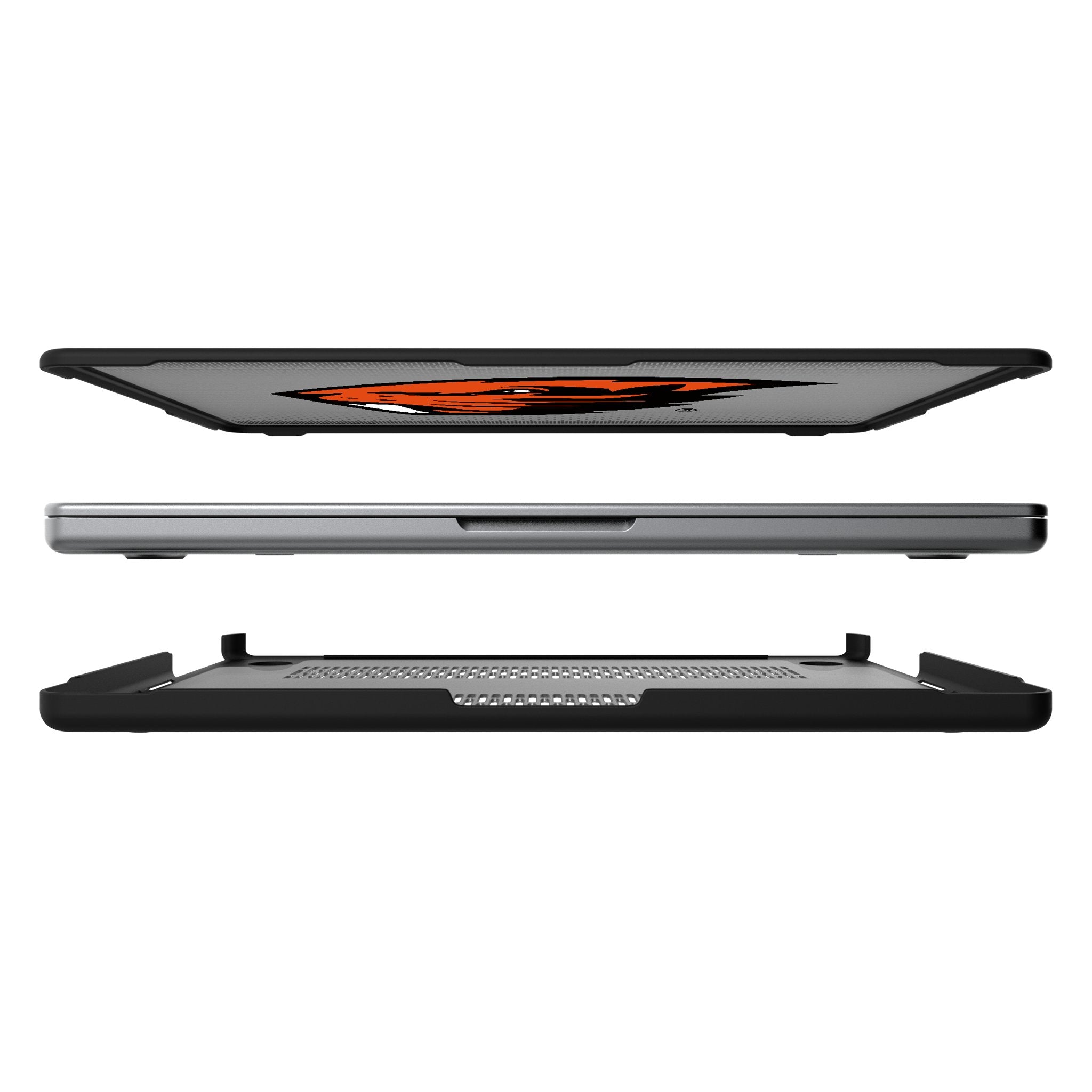 Oregon State University Beavers Linen Laptop Case for Apple MacBook 7