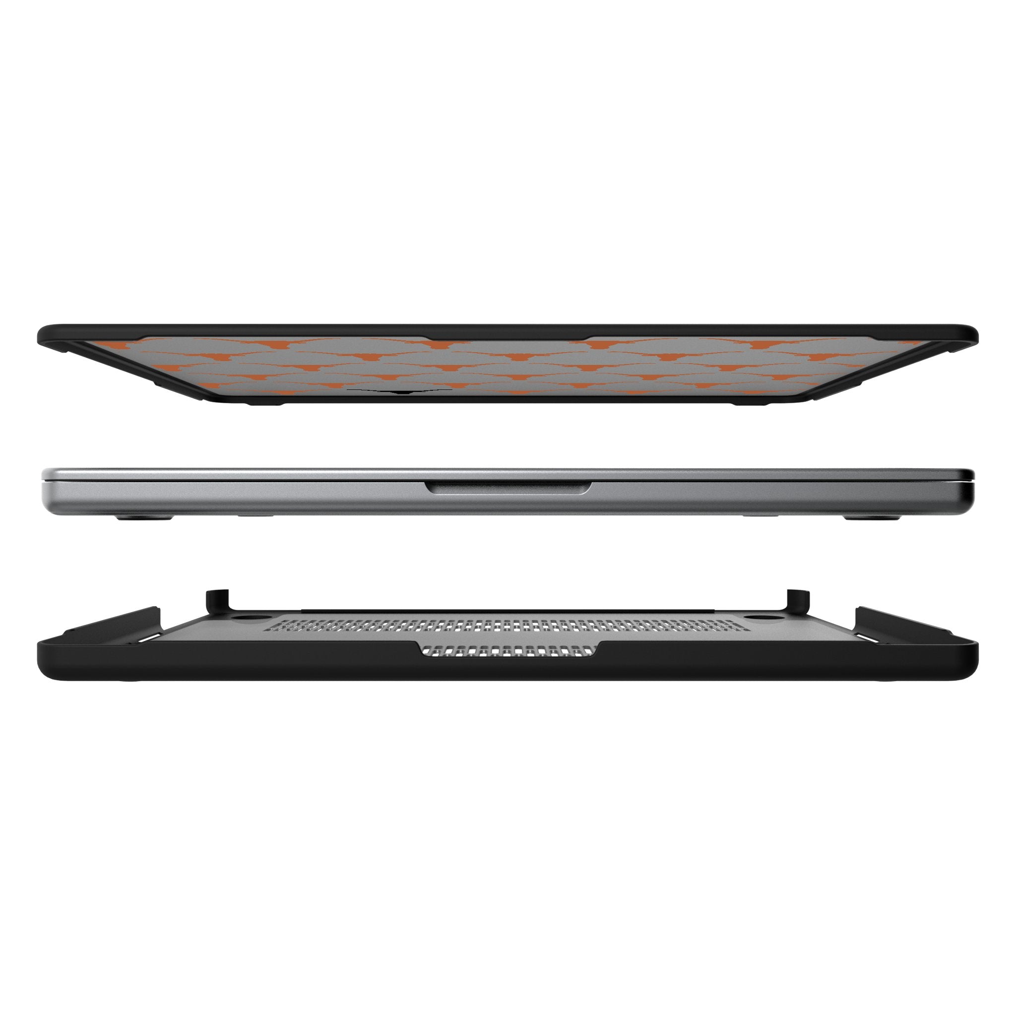 University of Texas Longhorns Fashion Pattern Laptop Case for Apple MacBook 7