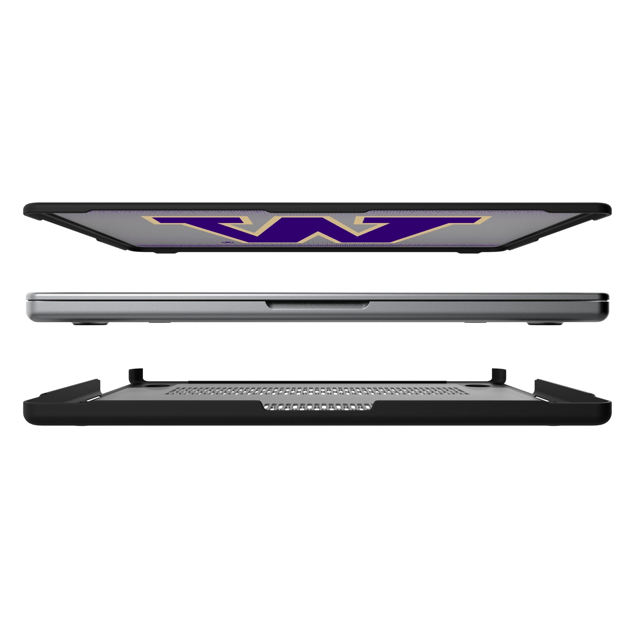 University of Washington Huskies Linen Laptop Case for Apple MacBook 7